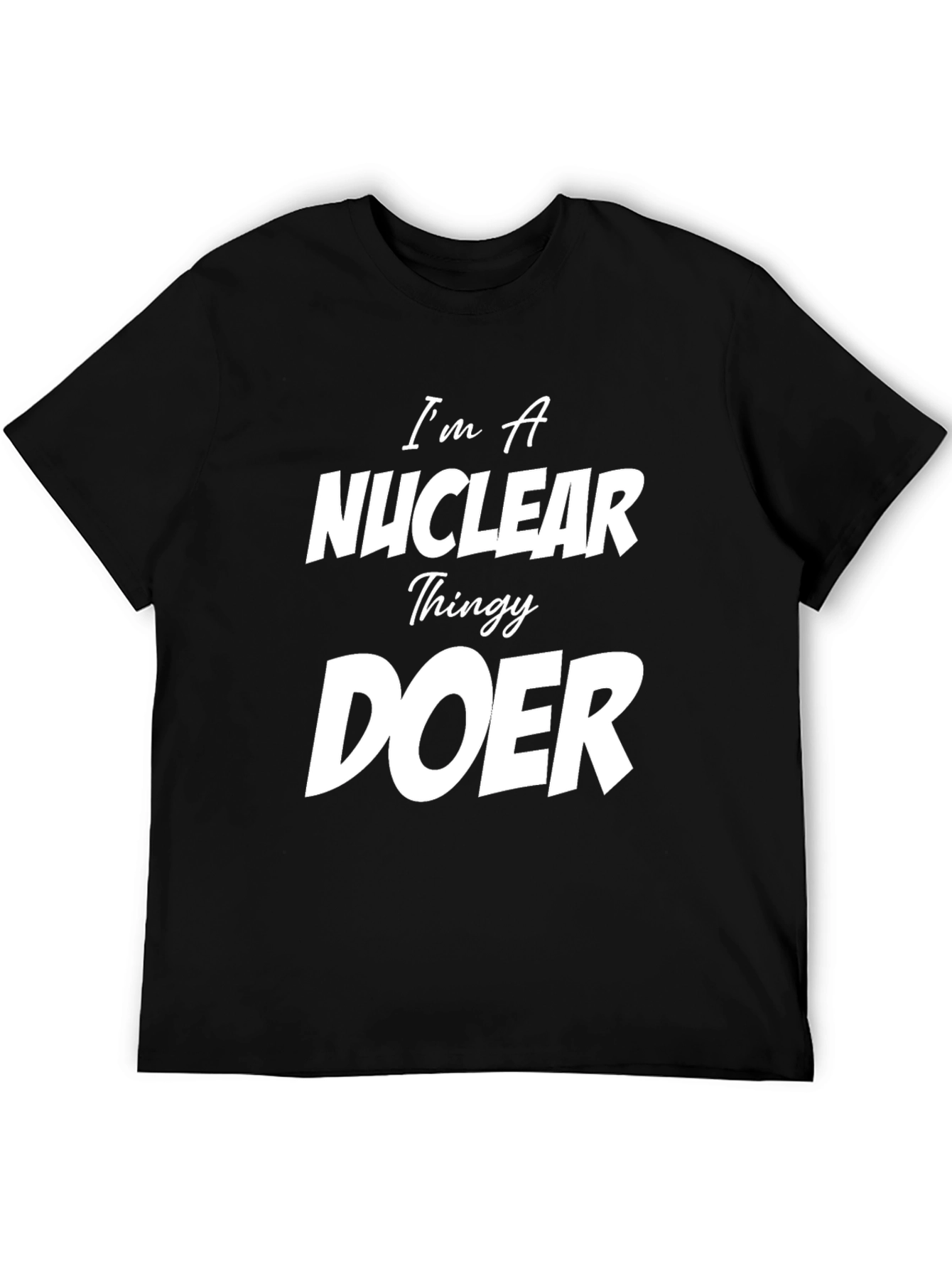 Nuclear Thingy Doer Graphic Tee - Black
