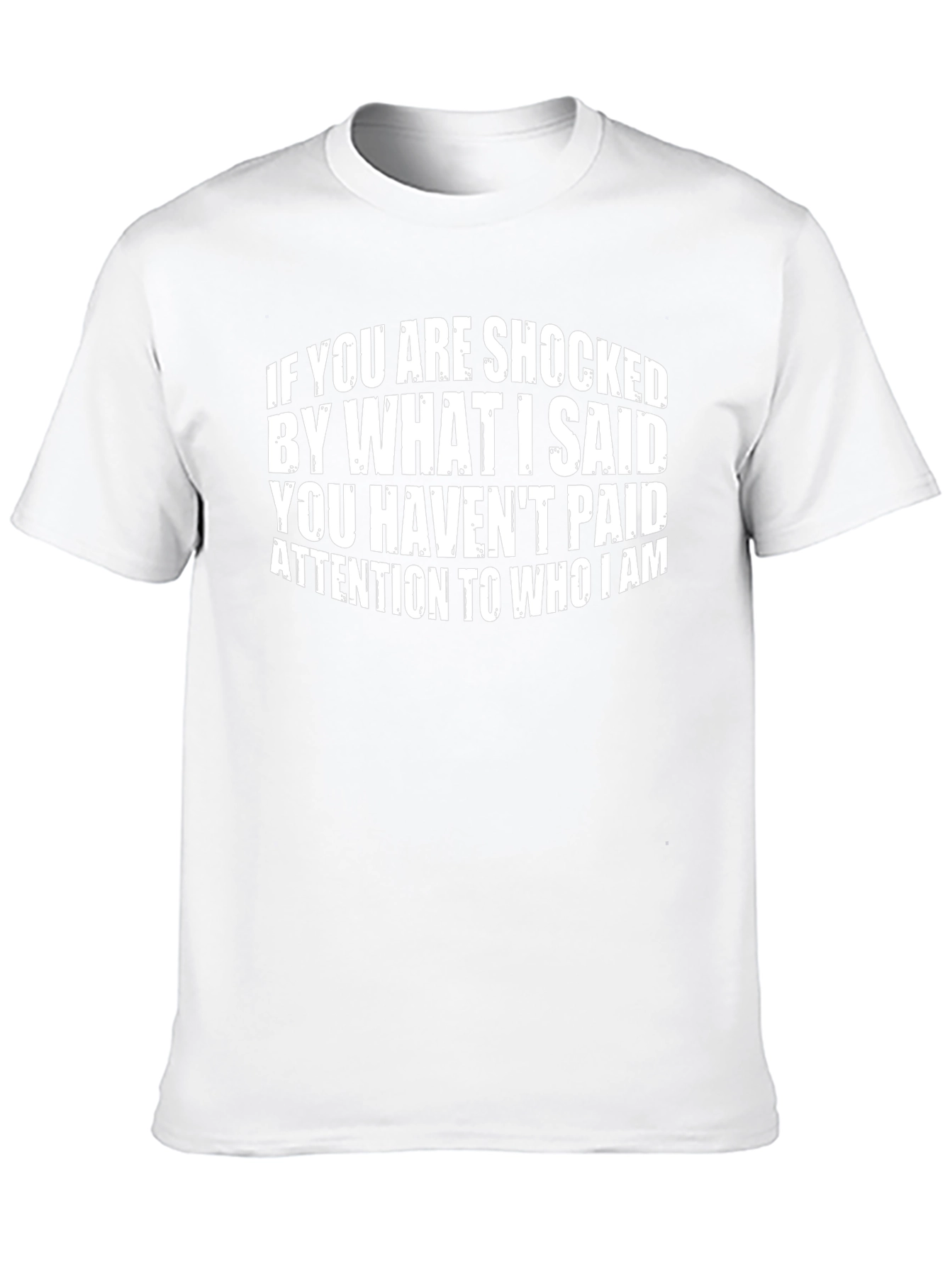 Shocked By My Words T-Shirt Funny Graphic Tee