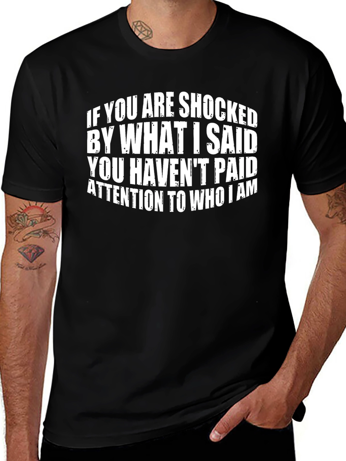 Shocked By My Words T-Shirt Funny Graphic Tee