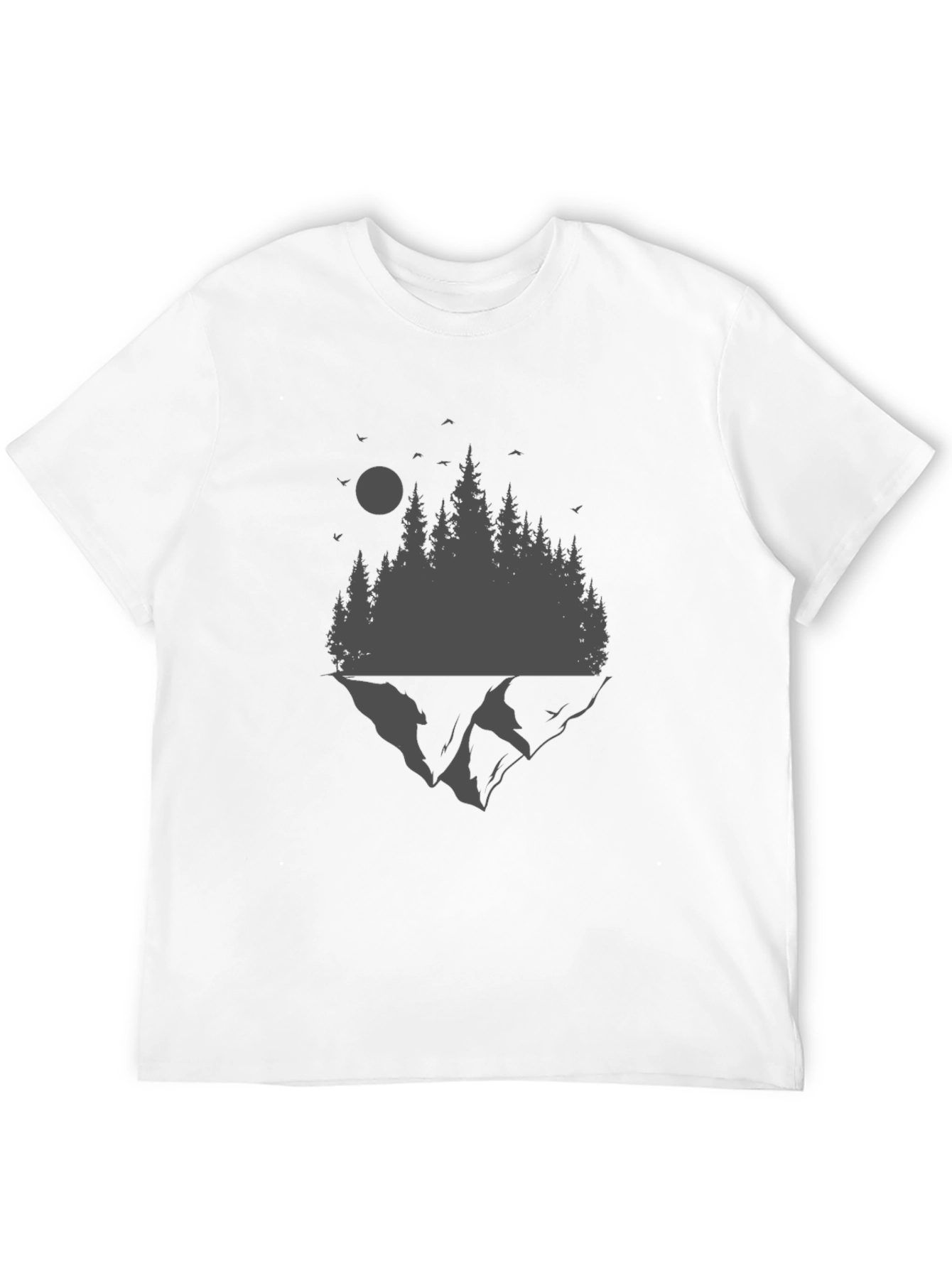Mountain Forest Graphic Tee - Nature Lovers T-Shirt