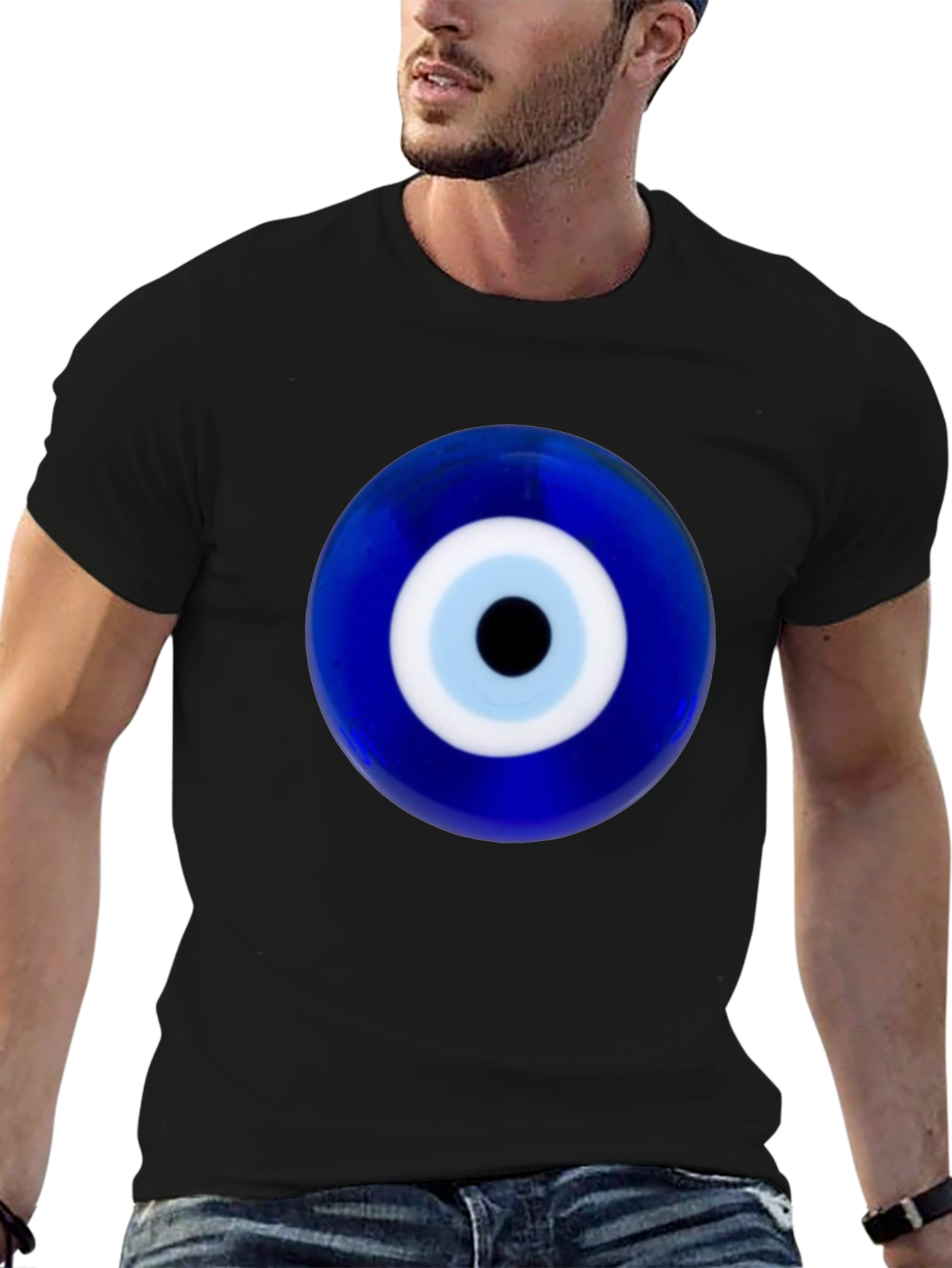 Evil Eye Graphic Tee - Protection & Style
