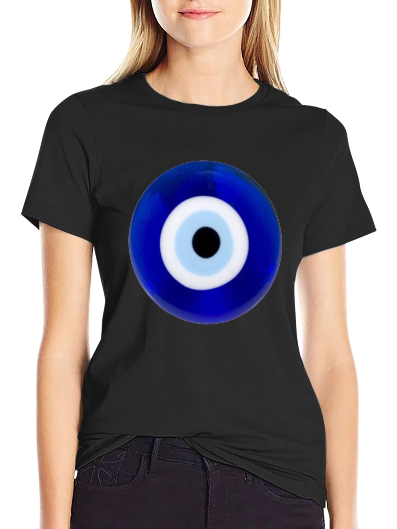 Evil Eye Graphic Tee - Protection & Style