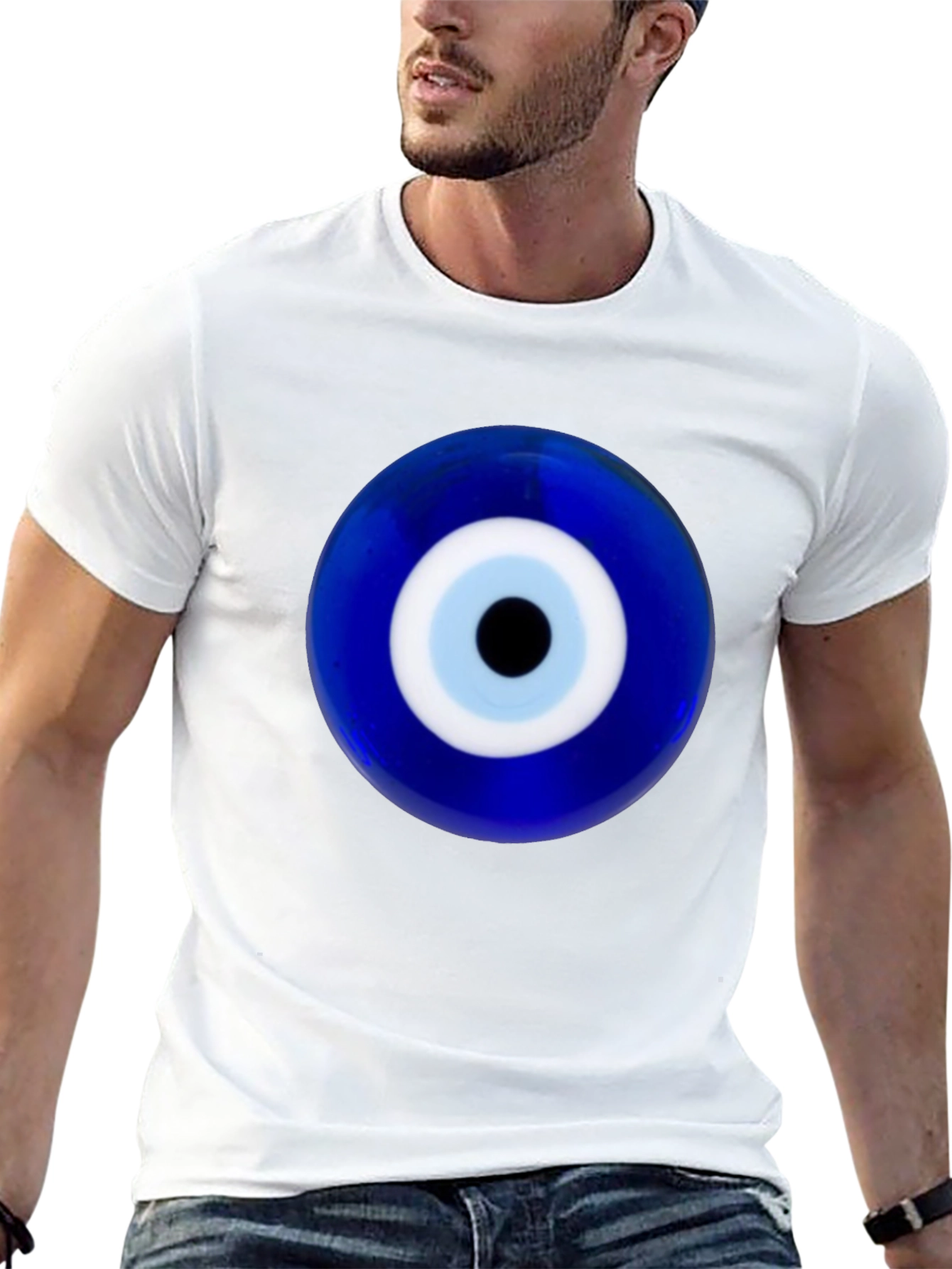 Evil Eye Graphic Tee - Protection & Style