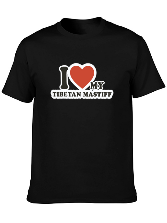 I Heart My Tibetan Mastiff Graphic Tee
