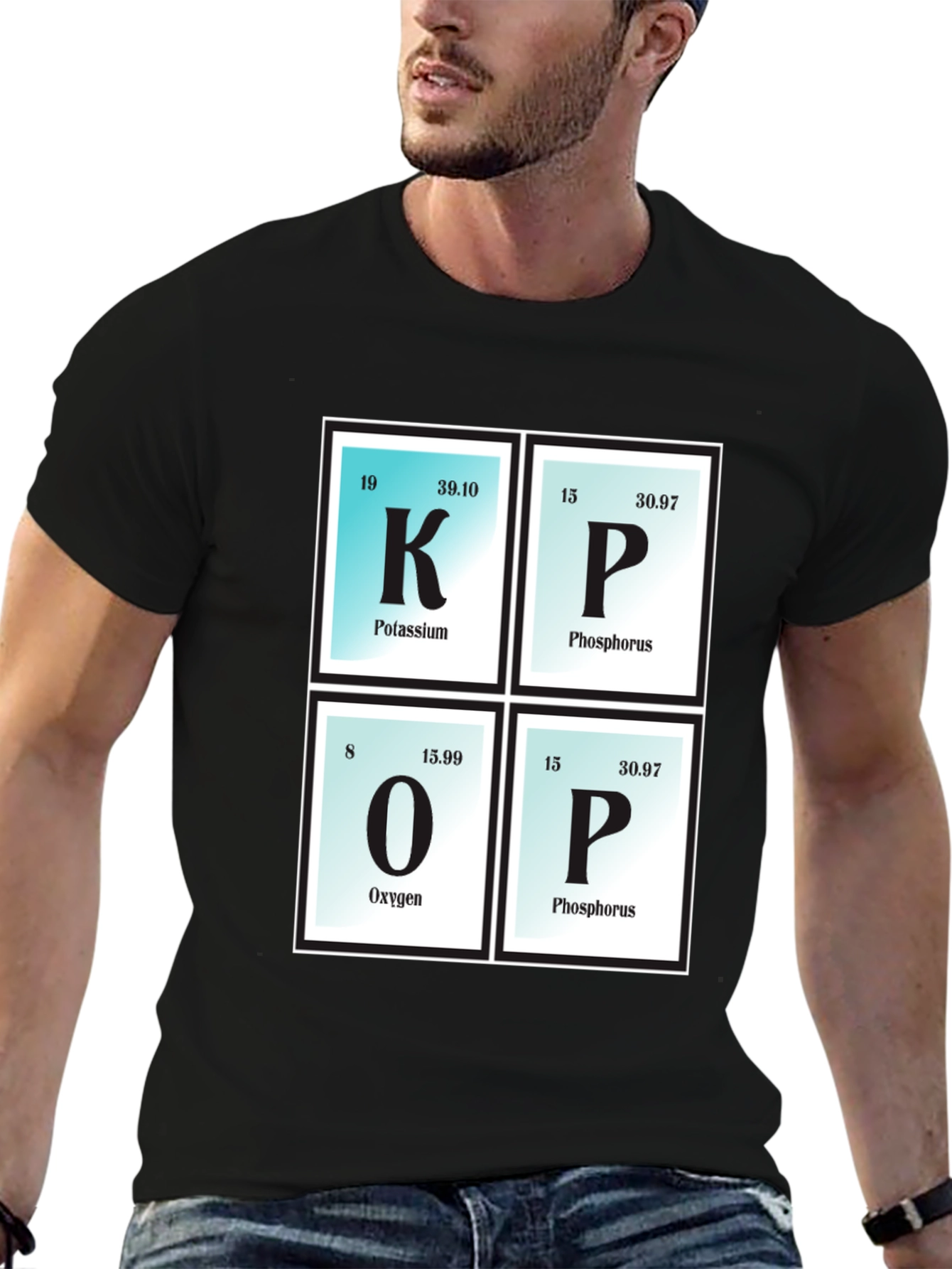 KOP Elements Black T-Shirt Science Tee