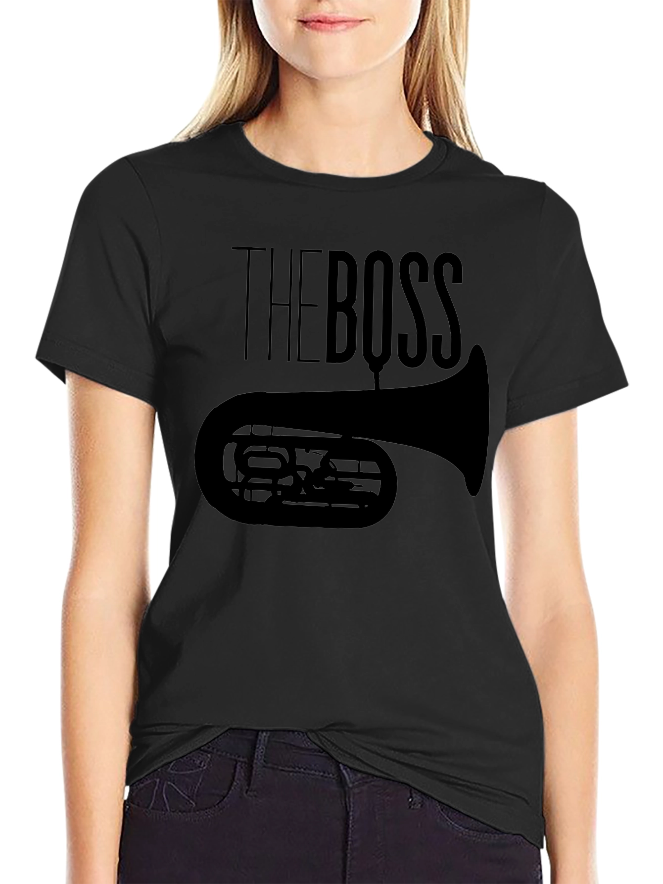 The Boss Tuba Black T-Shirt
