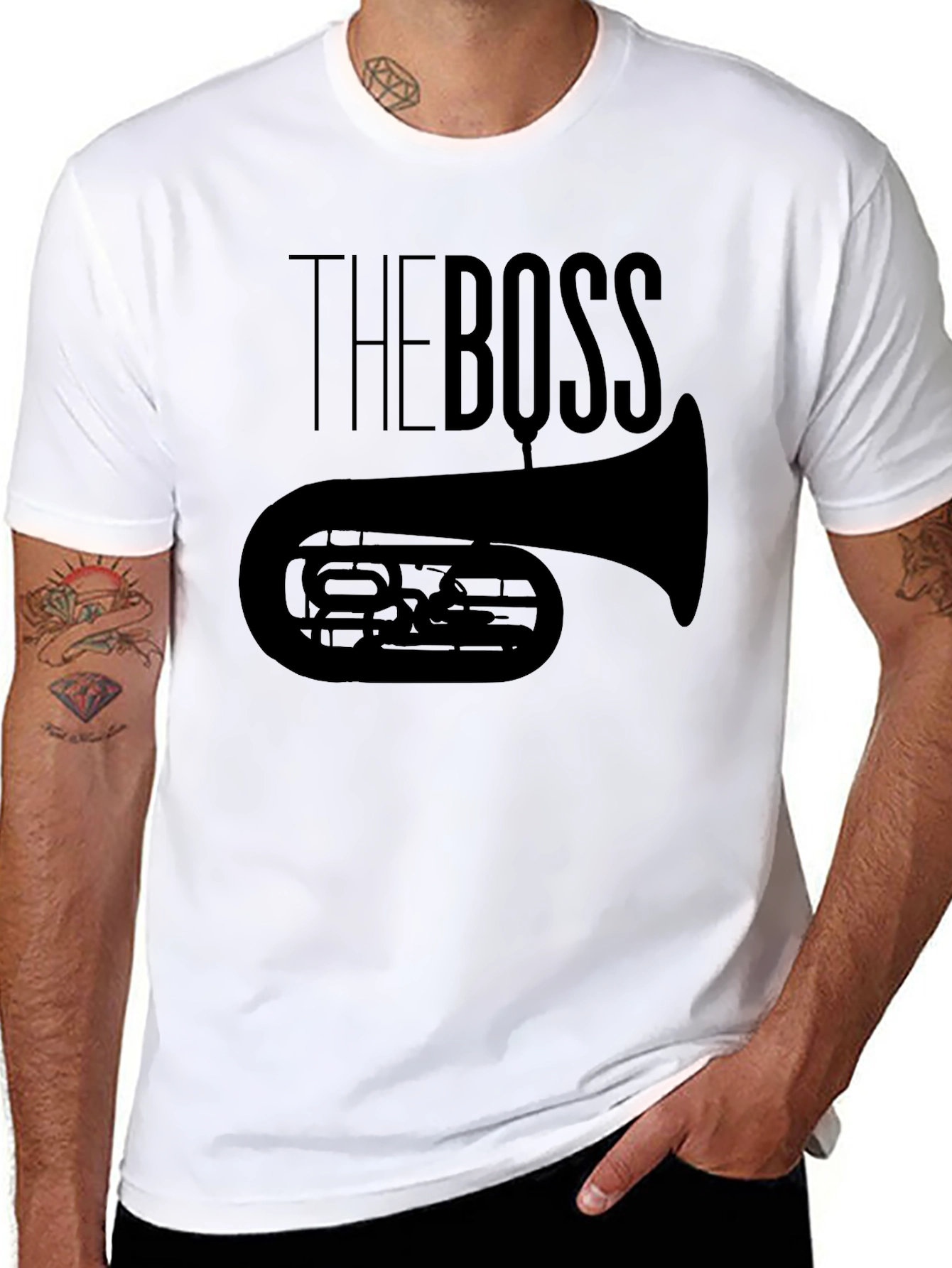 The Boss Tuba Black T-Shirt