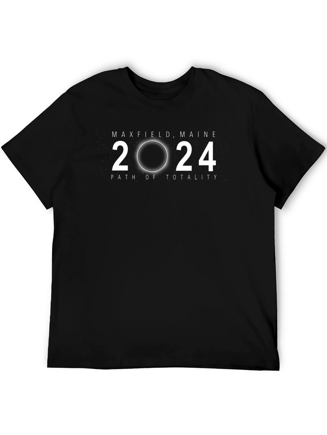 Maxfield Maine 2024 Path of Totality T-Shirt