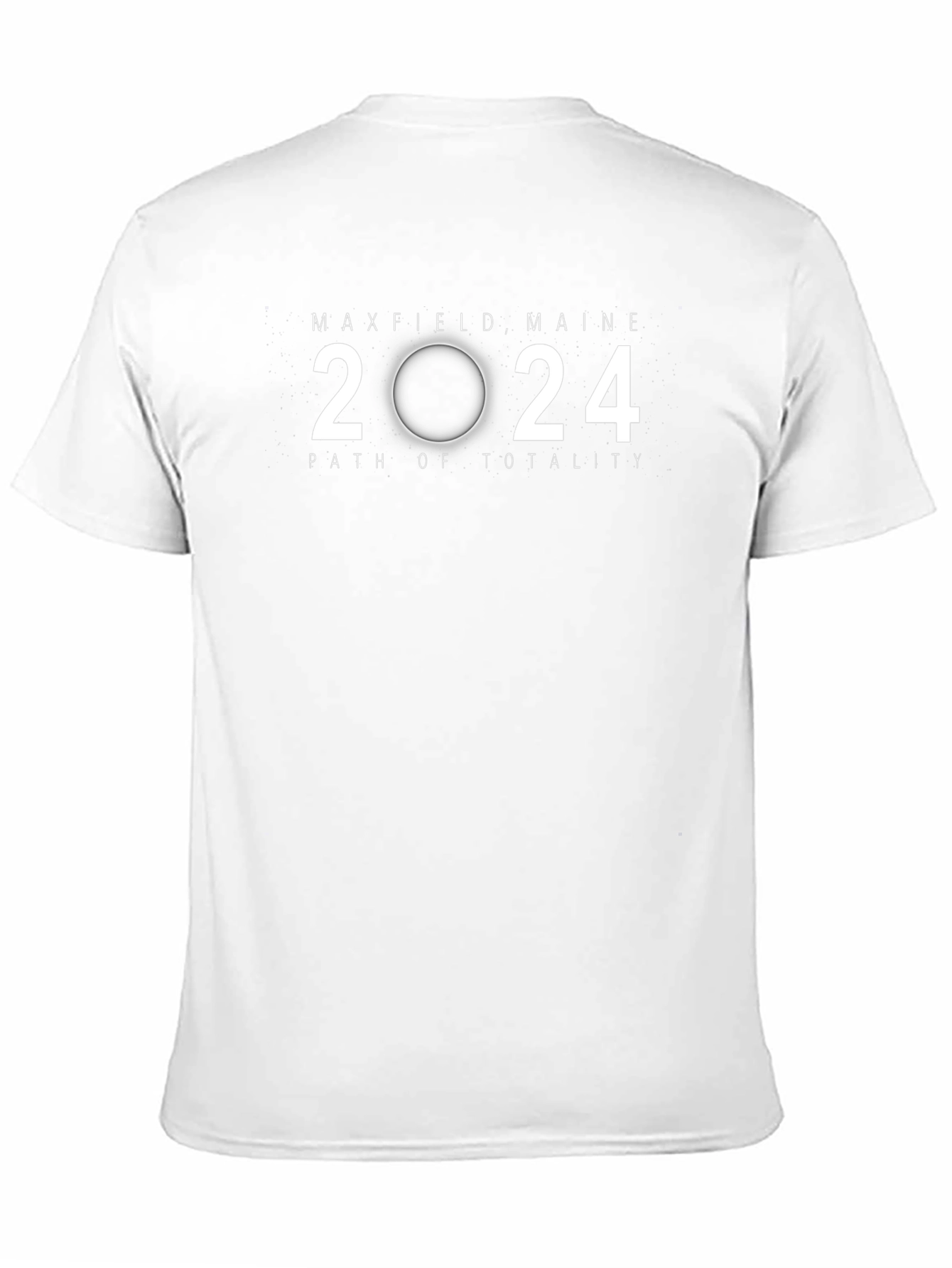 Maxfield Maine 2024 Path of Totality T-Shirt
