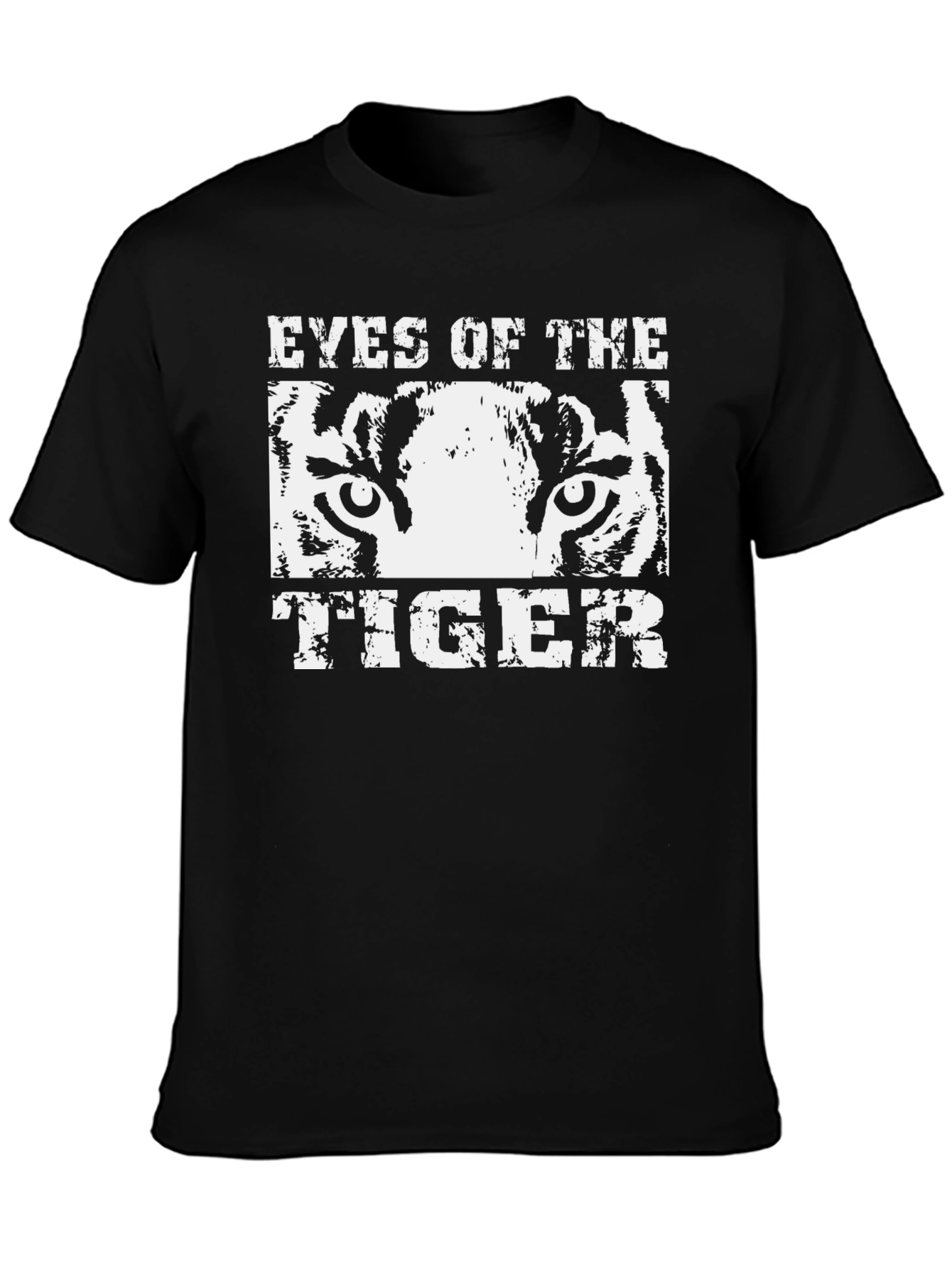 Eyes of the Tiger Graphic Tee - Black