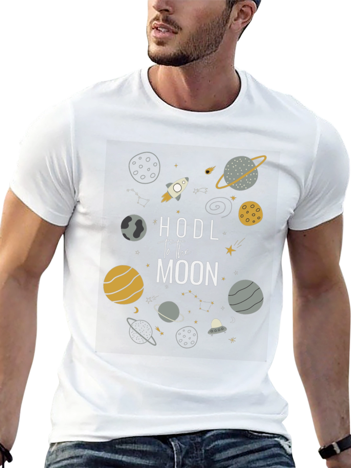 HODL to the Moon Graphic Tee