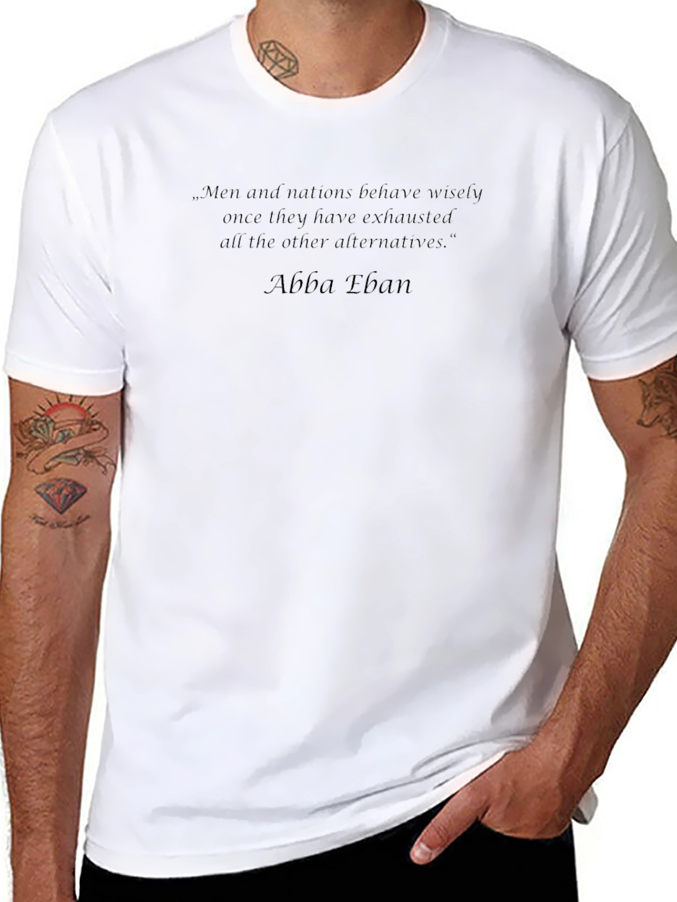 Men and Nations Quote T-Shirt