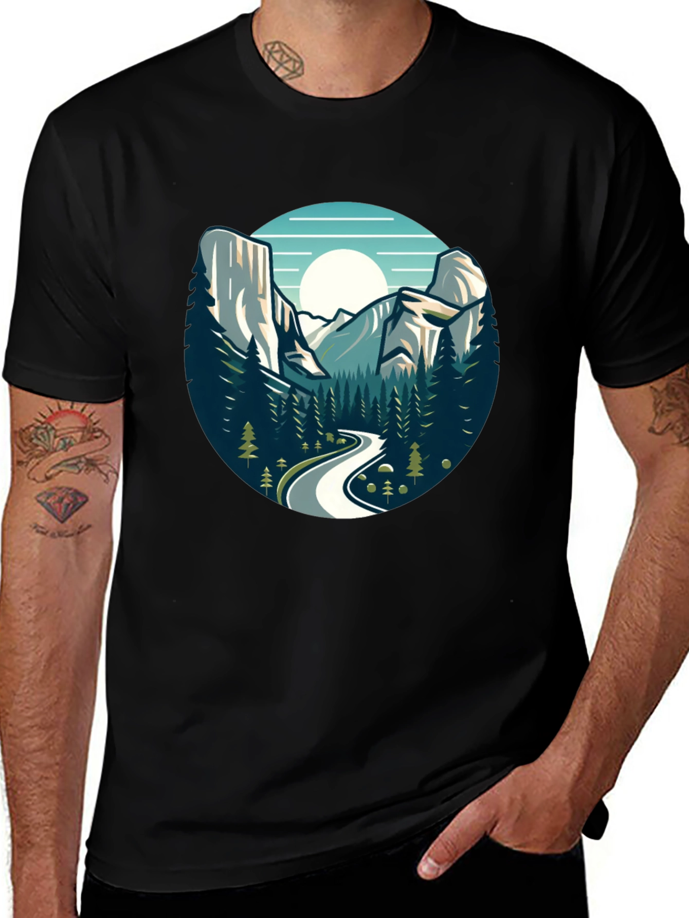 Mountain Road Graphic Tee - Adventure Awaits
