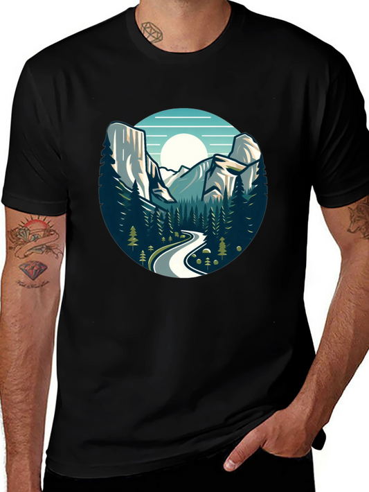 Mountain Road Graphic Tee - Adventure Awaits