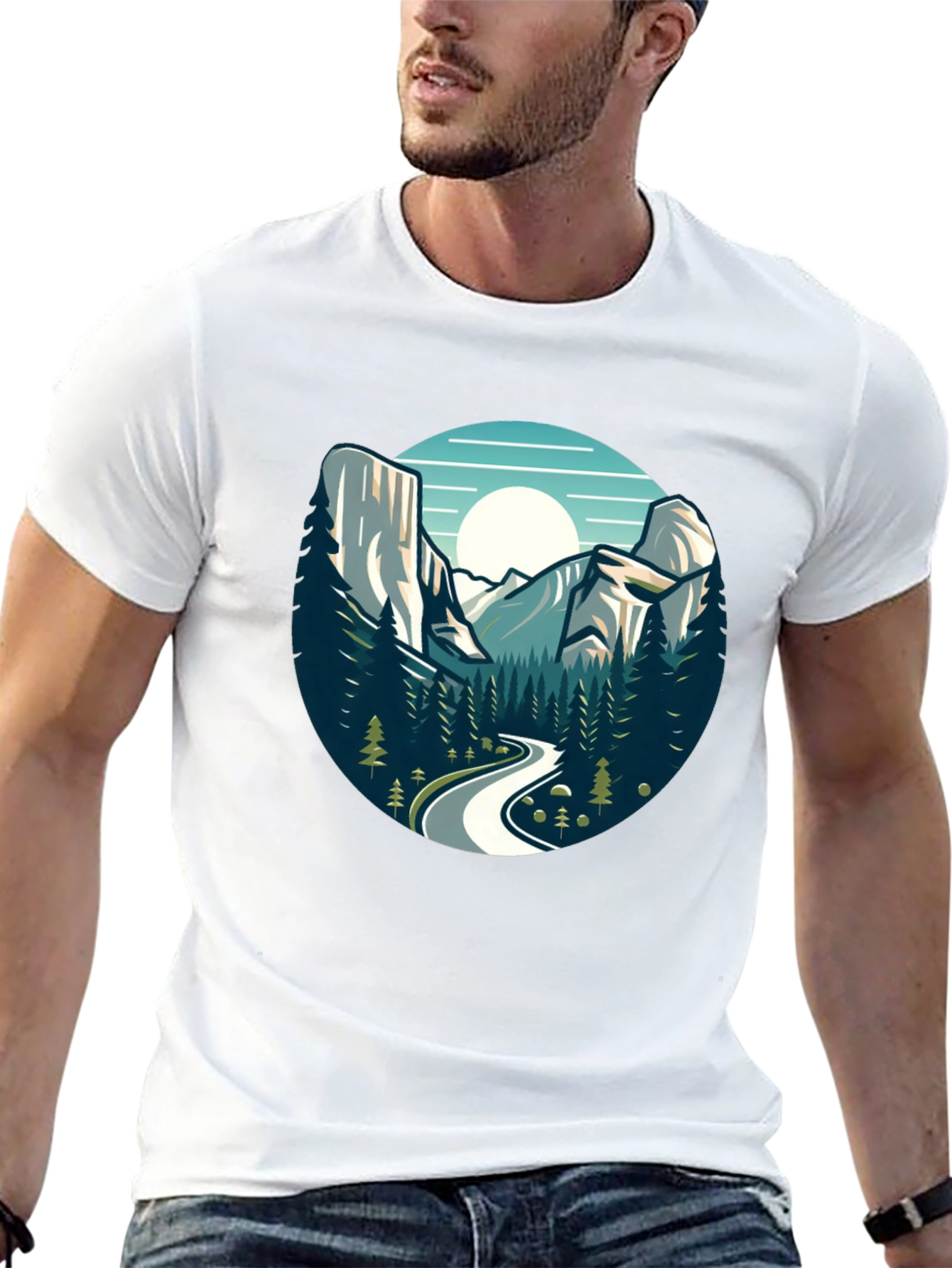 Mountain Road Graphic Tee - Adventure Awaits