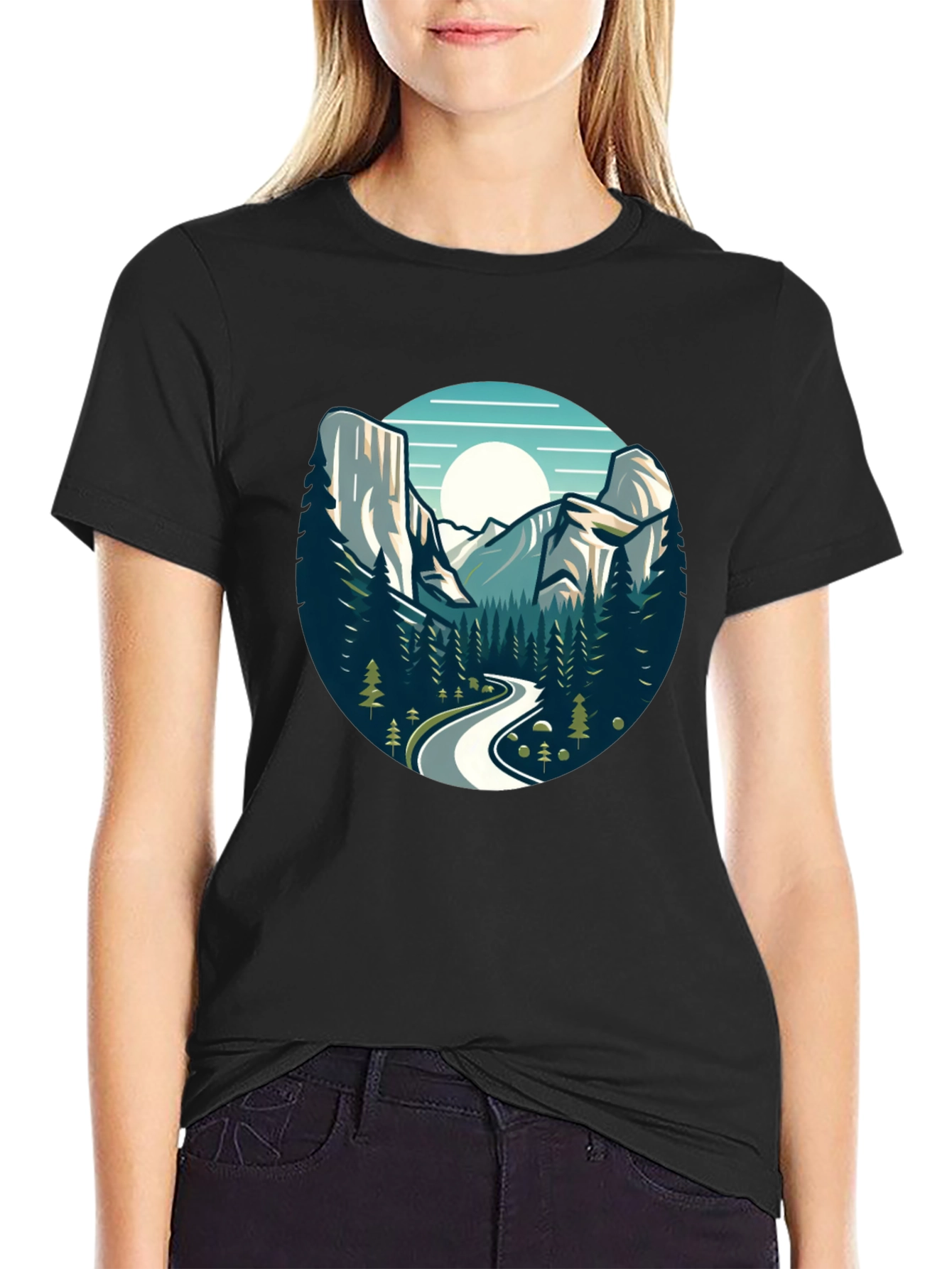 Mountain Road Graphic Tee - Adventure Awaits