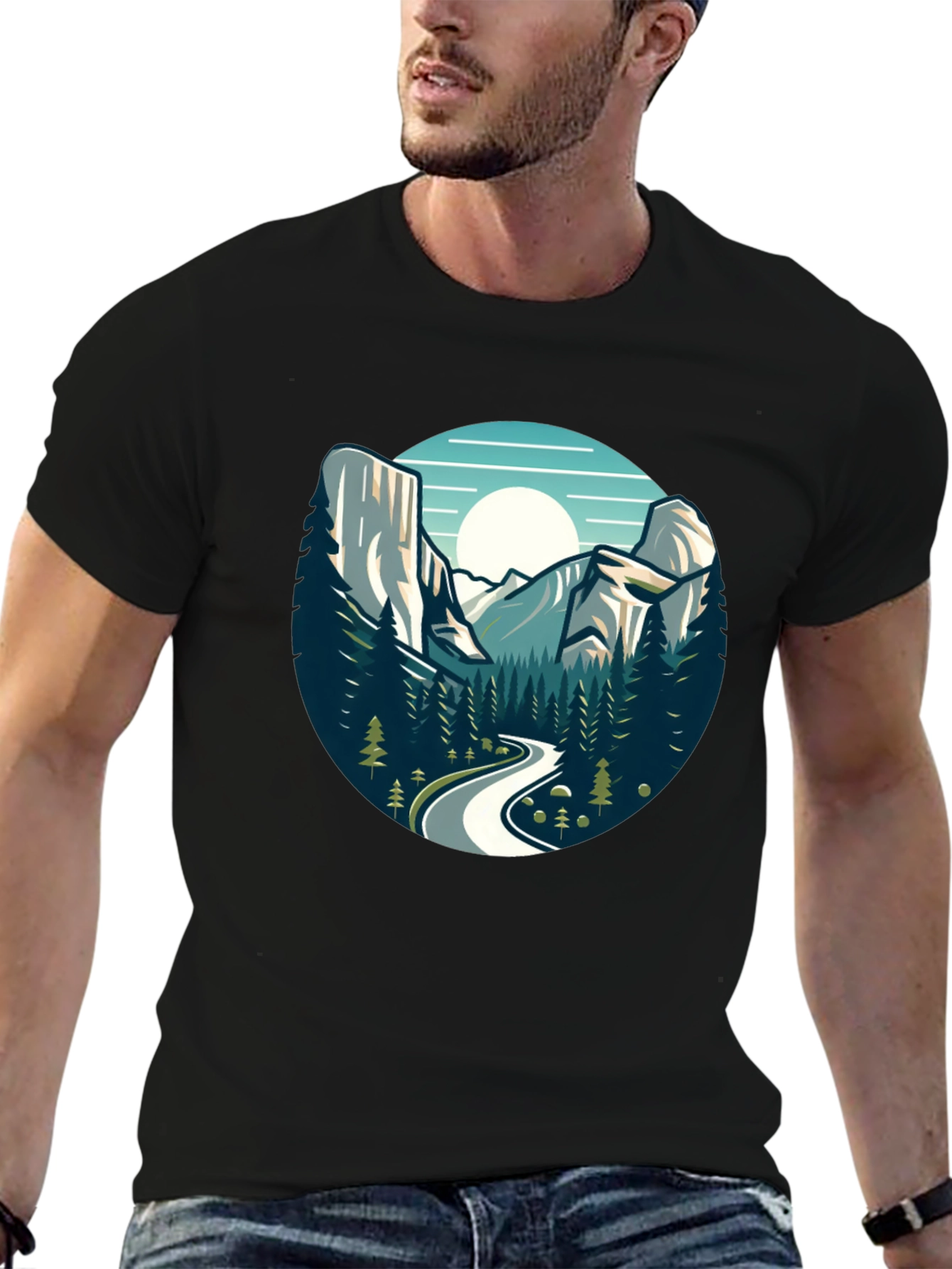 Mountain Road Graphic Tee - Adventure Awaits