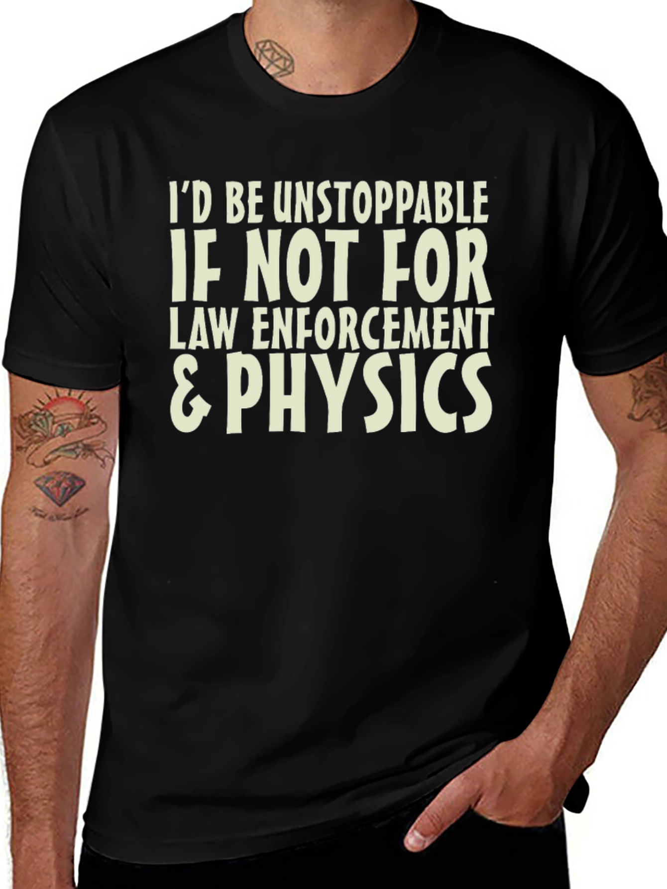 Unstoppable Law Enforcement & Physics T-Shirt