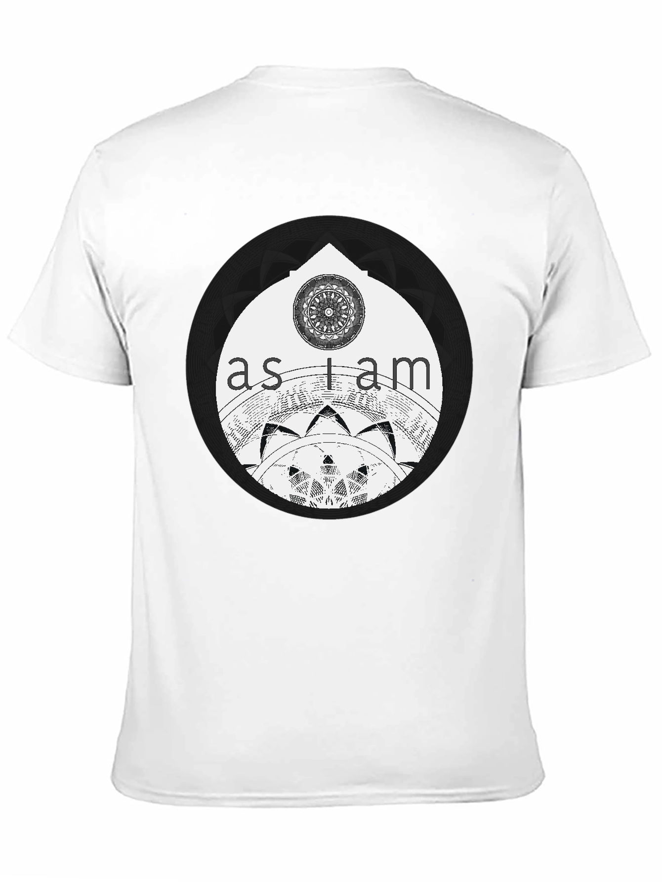 As I Am Mandala Graphic Tee - Black Unisex