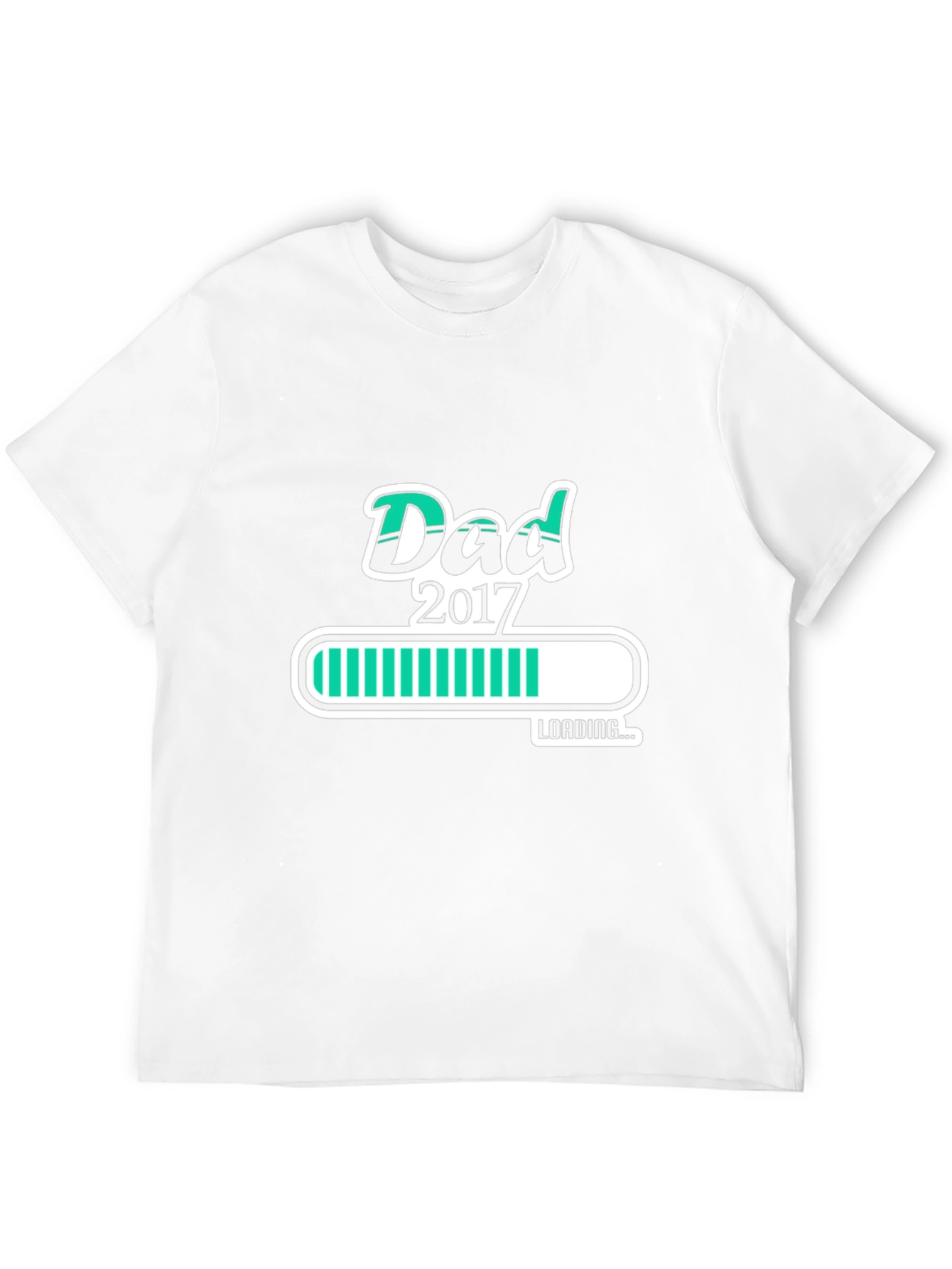 Dad 2017 Loading Graphic Tee - Black