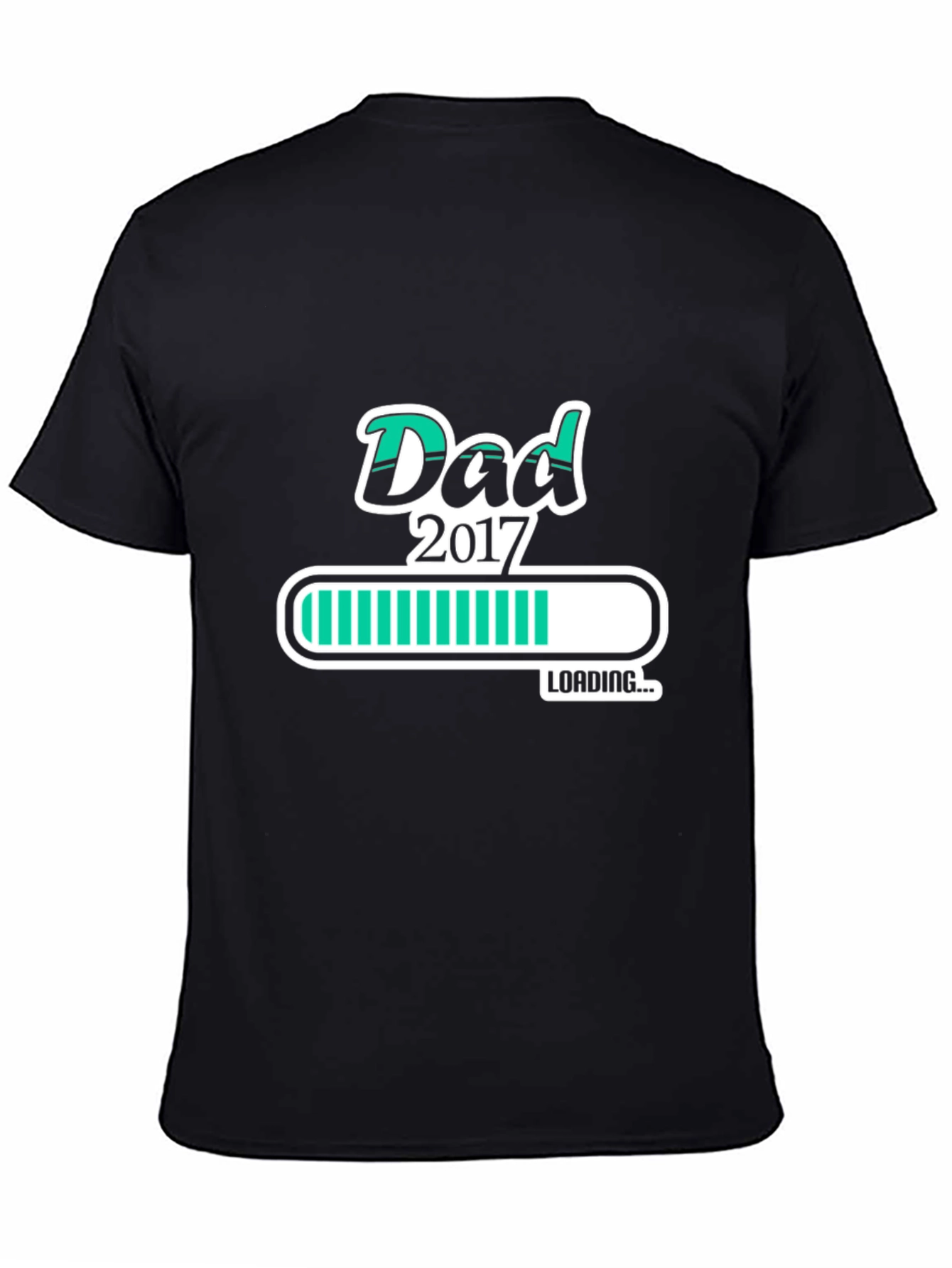 Dad 2017 Loading Graphic Tee - Black
