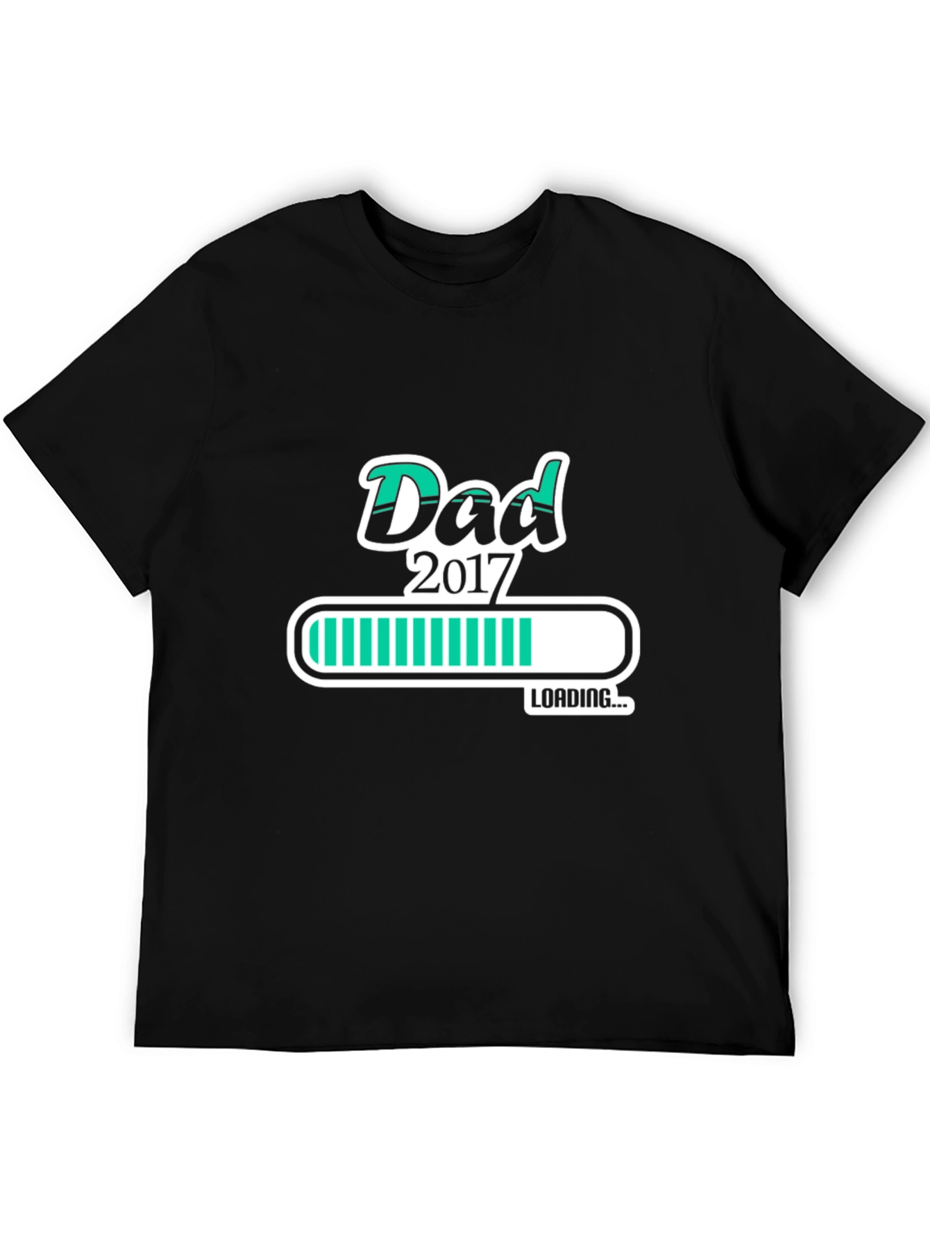 Dad 2017 Loading Graphic Tee - Black