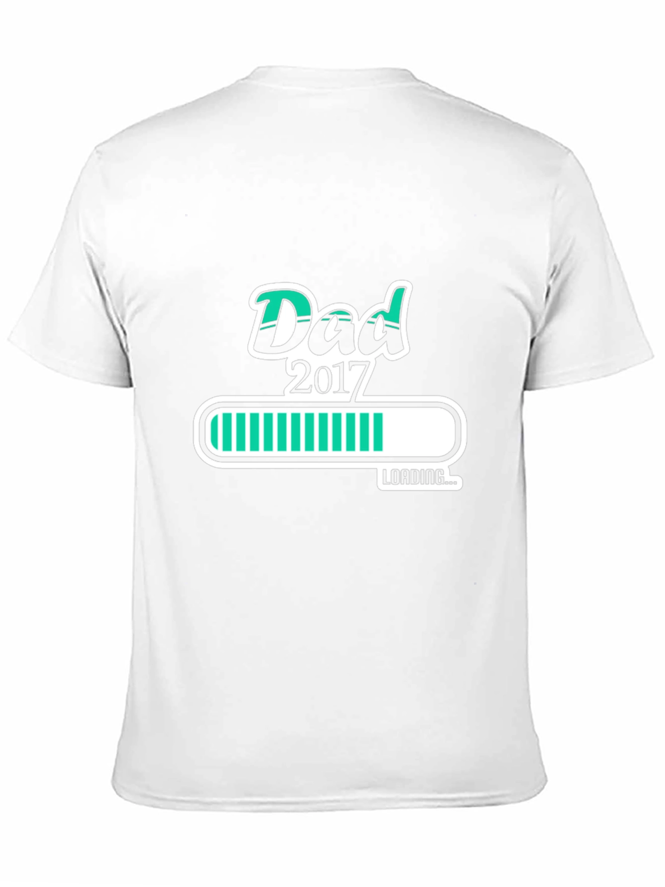 Dad 2017 Loading Graphic Tee - Black