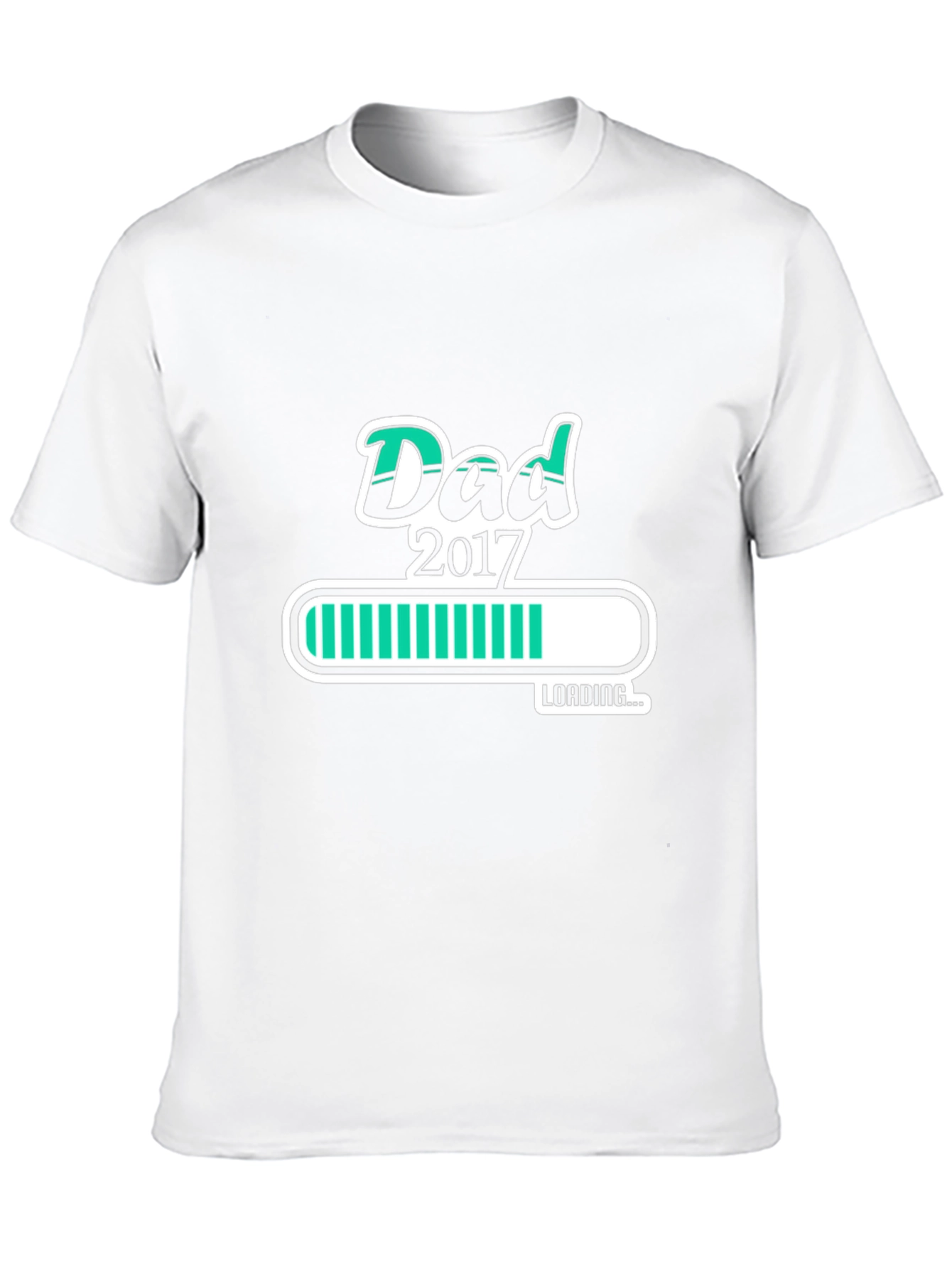 Dad 2017 Loading Graphic Tee - Black