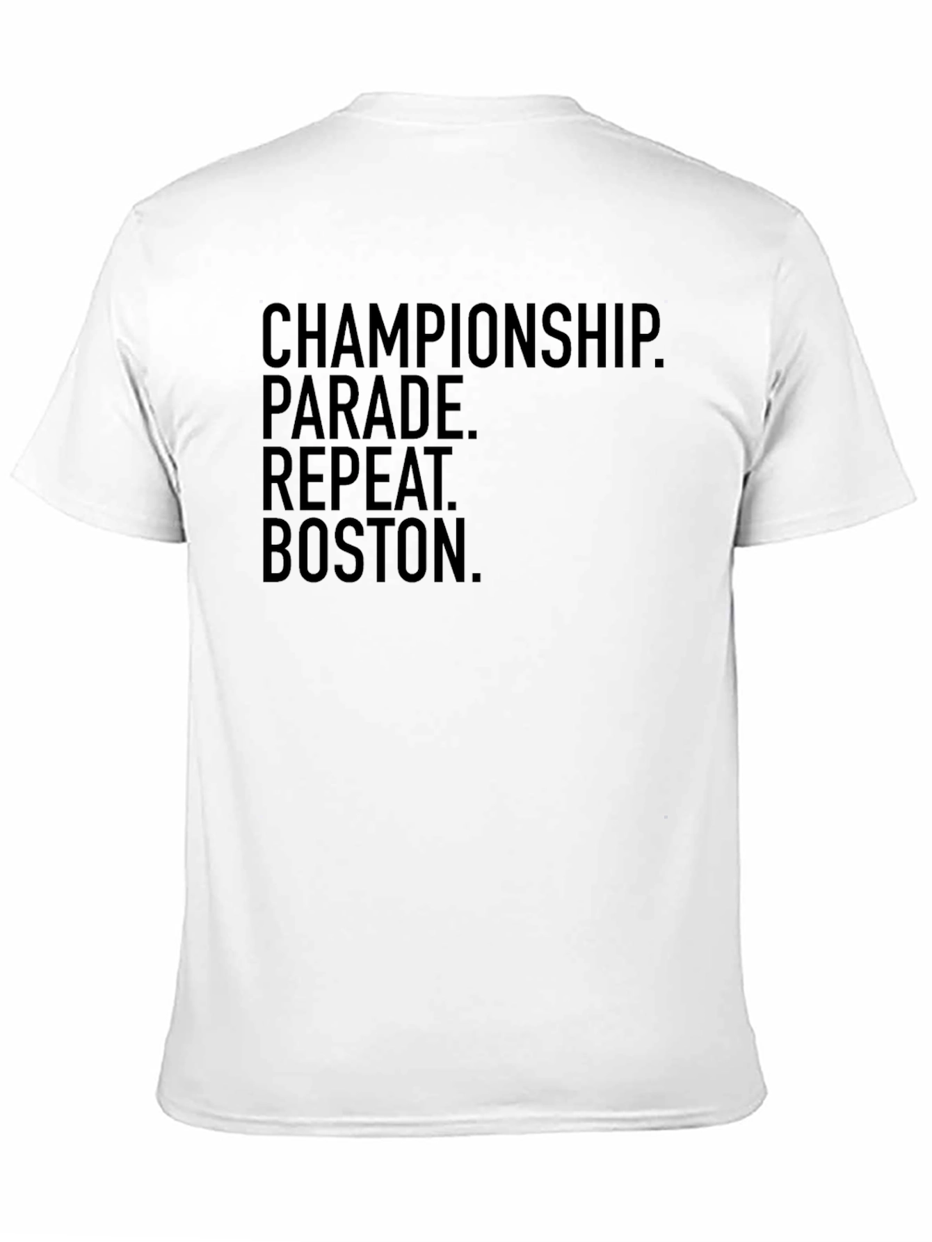 Championship Parade Boston Black T-Shirt