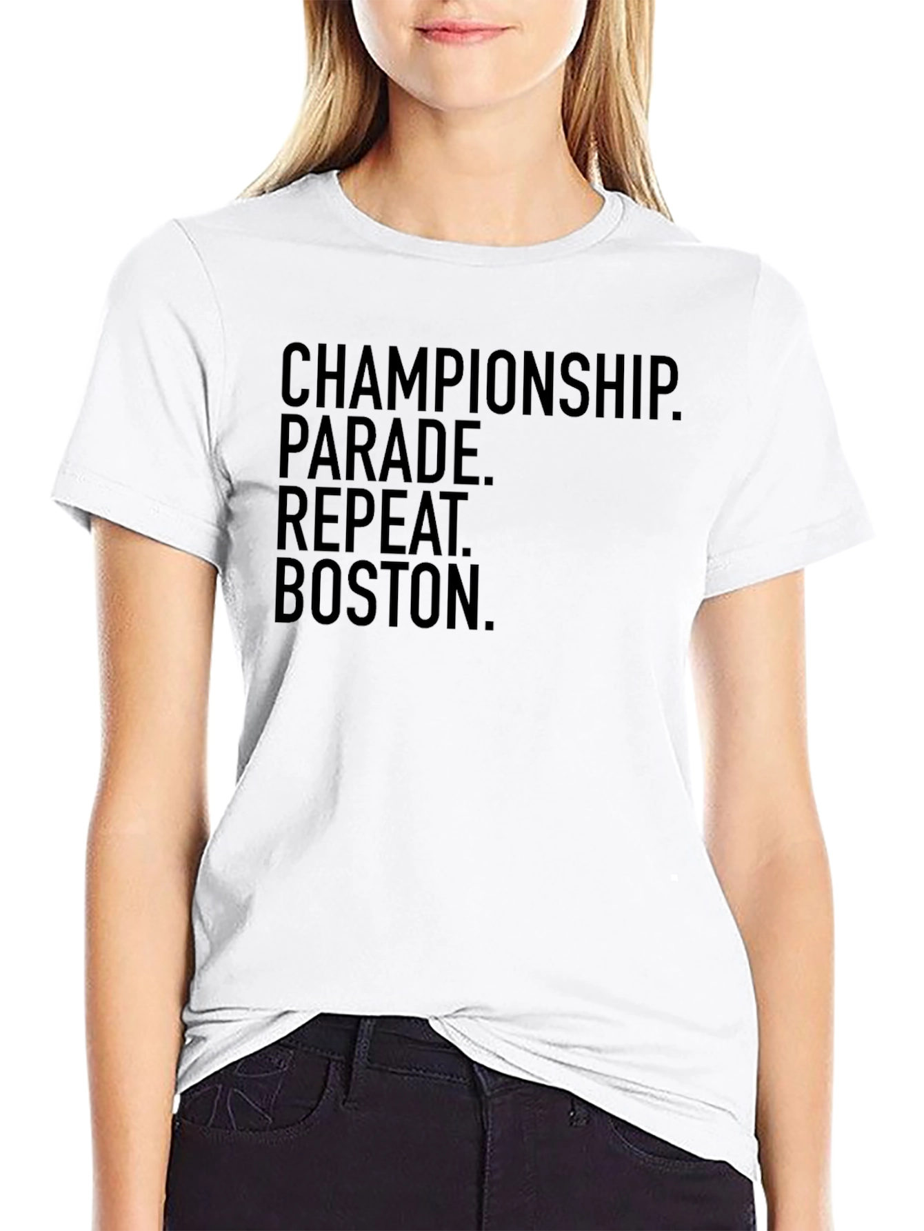 Championship Parade Boston Black T-Shirt
