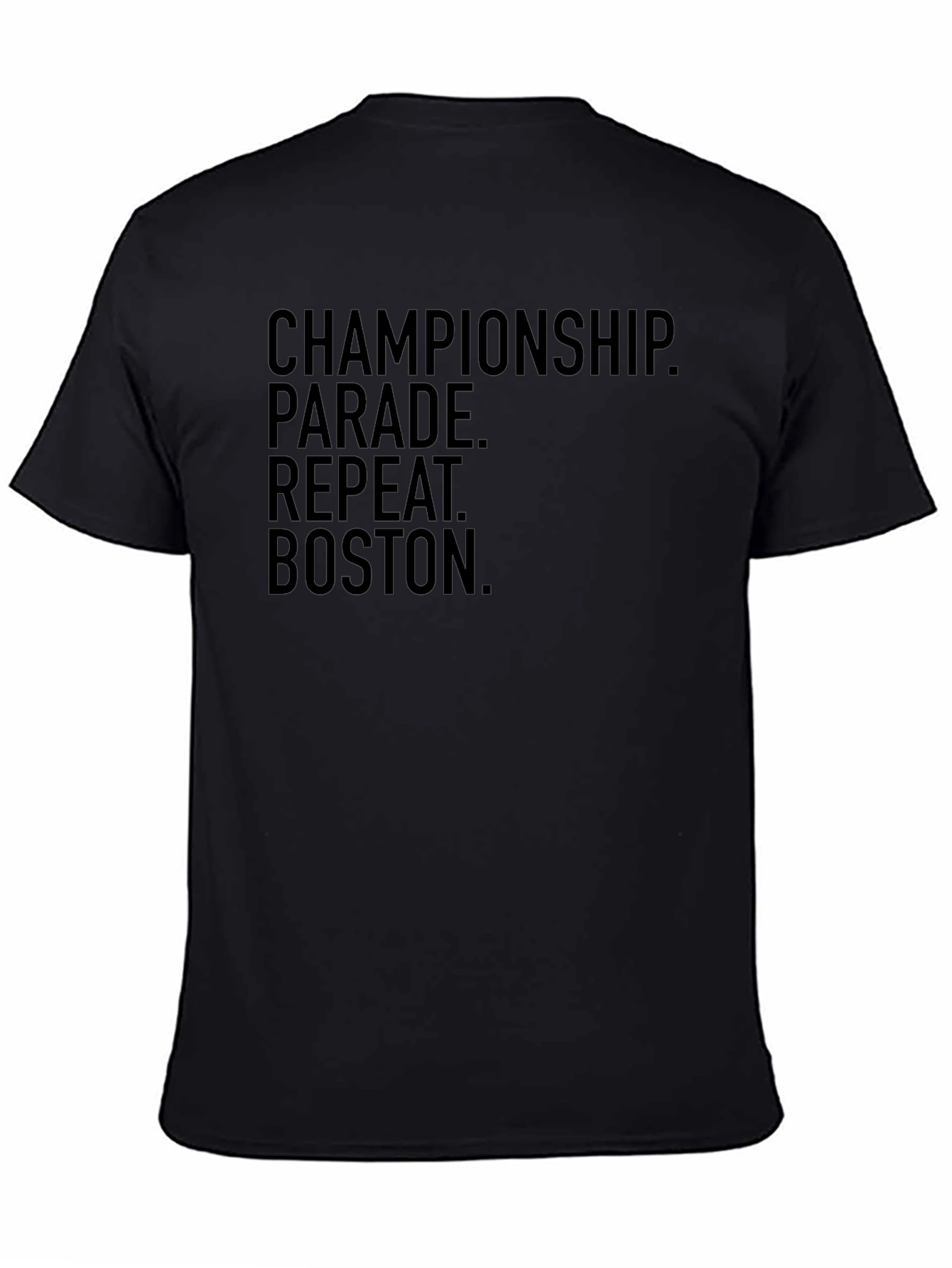 Championship Parade Boston Black T-Shirt