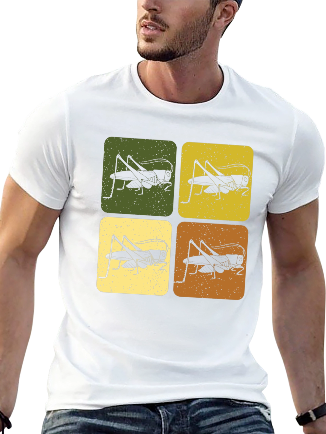 Retro Insect Graphic T-Shirt