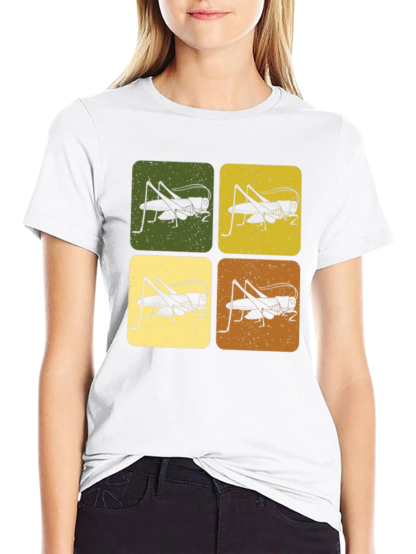 Retro Insect Graphic T-Shirt