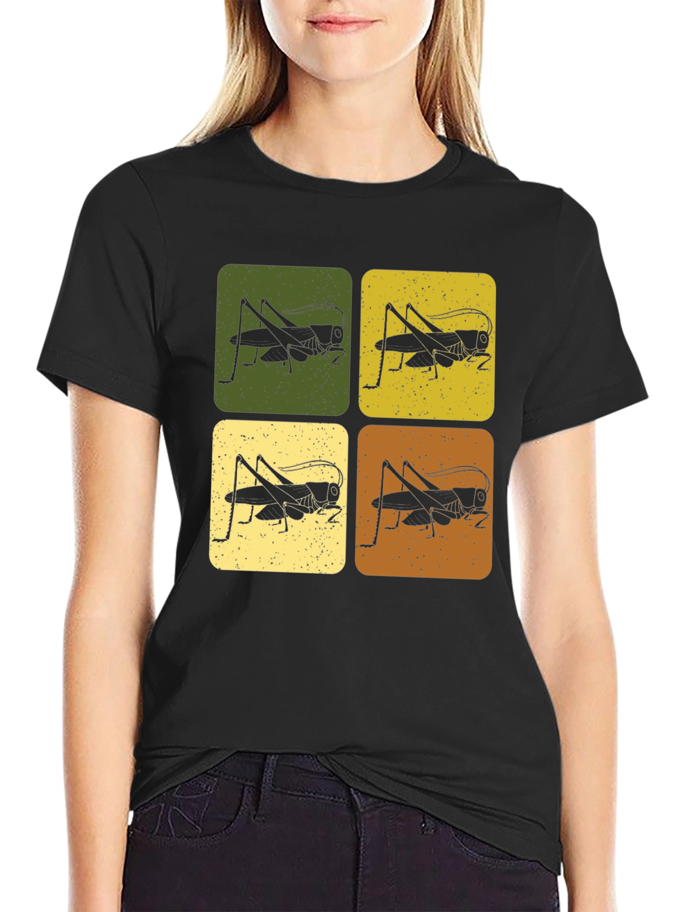 Retro Insect Graphic T-Shirt
