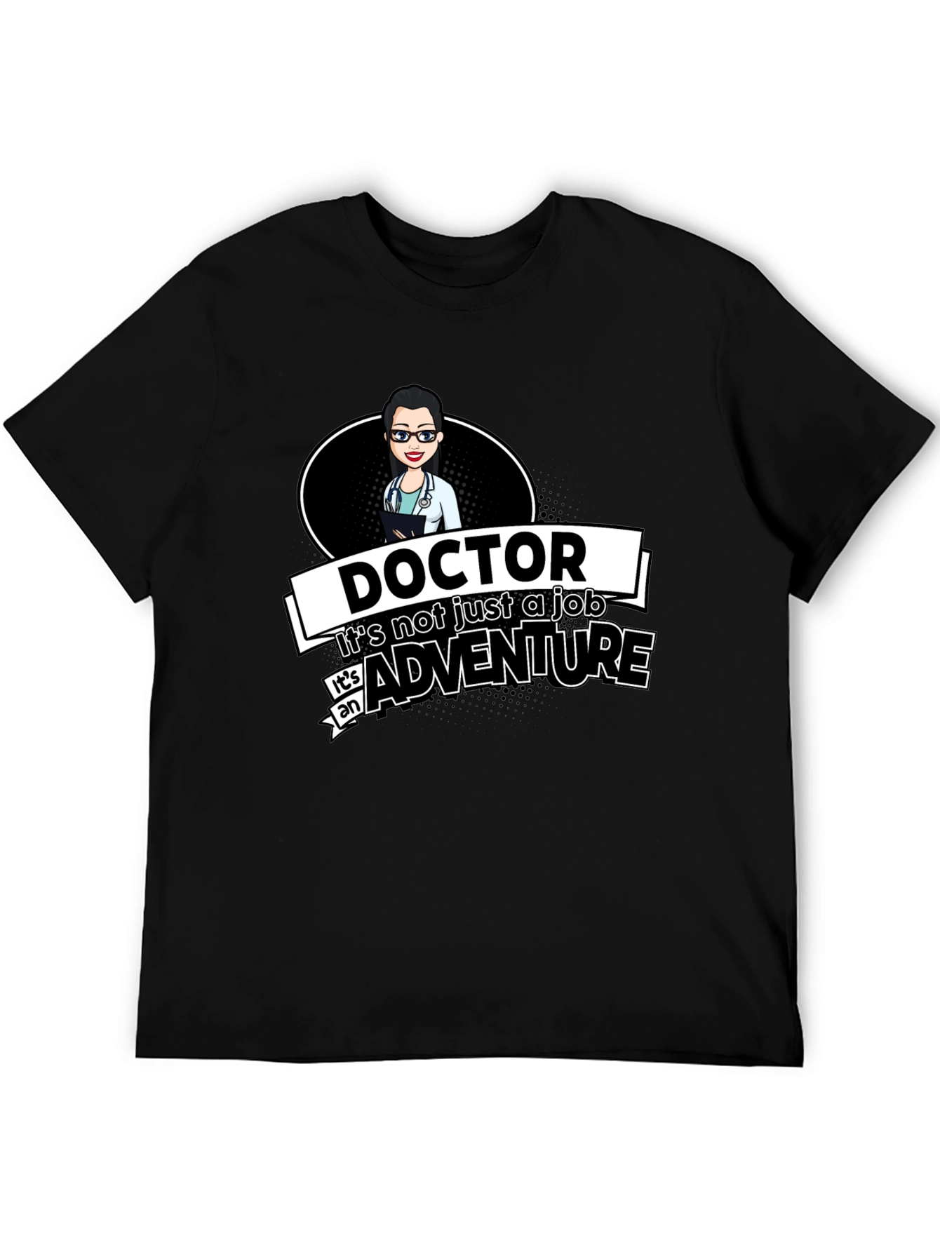 Doctor Adventure Graphic Tee - Medical Professional T-Shirt