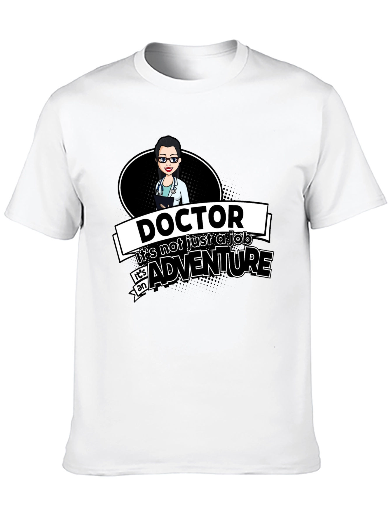 Doctor Adventure Graphic Tee - Medical Professional T-Shirt
