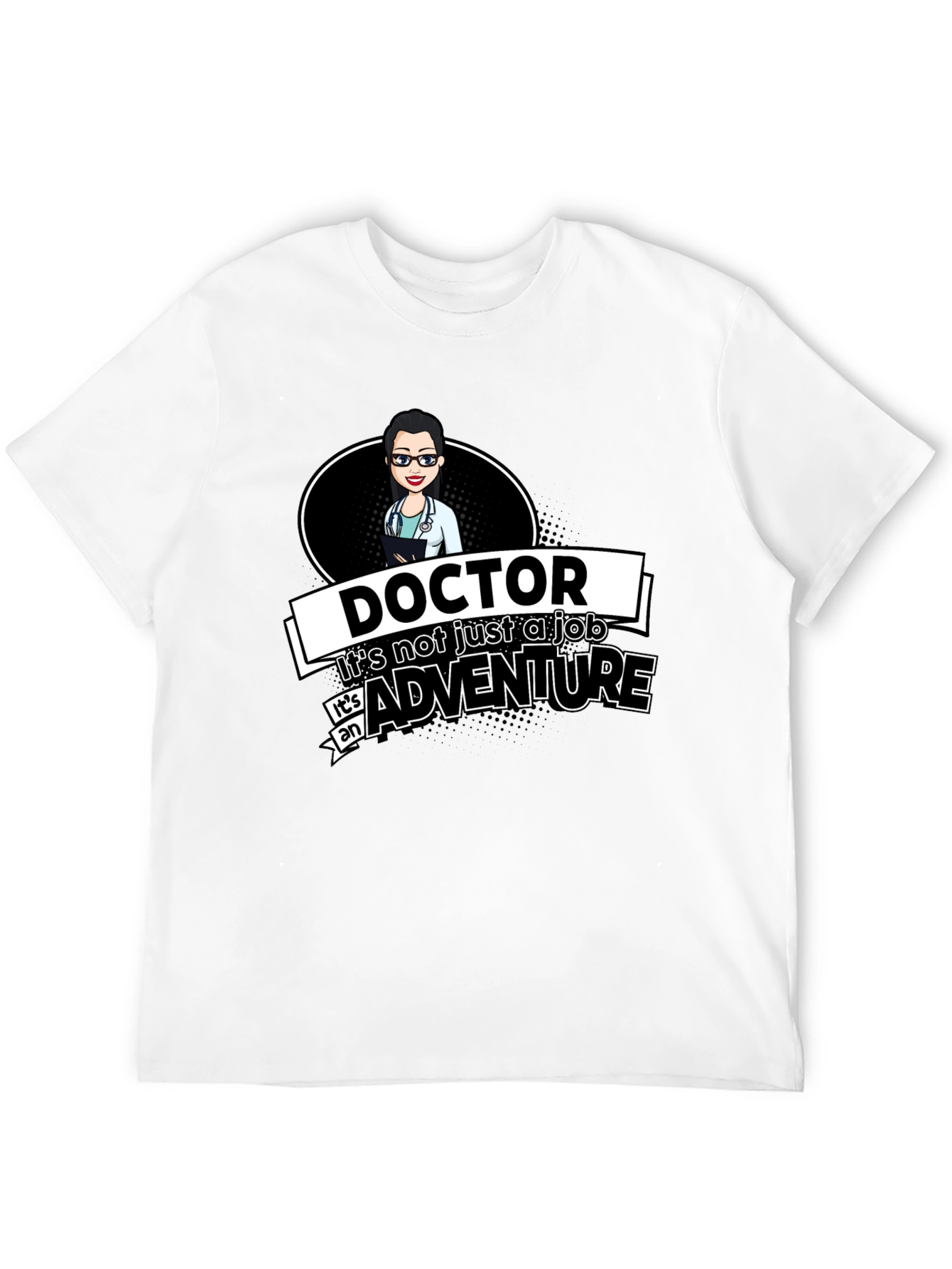 Doctor Adventure Graphic Tee - Medical Professional T-Shirt