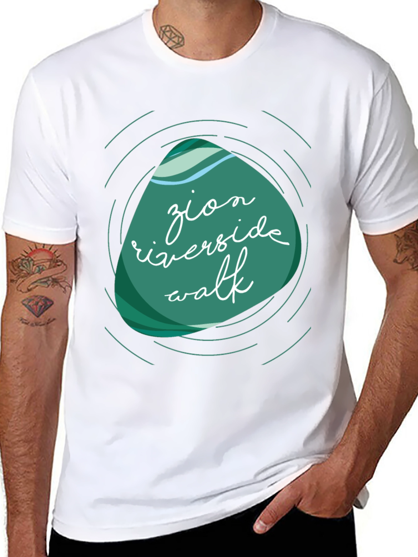 Zion Riverside Walk Graphic Tee - Stylish Comfort