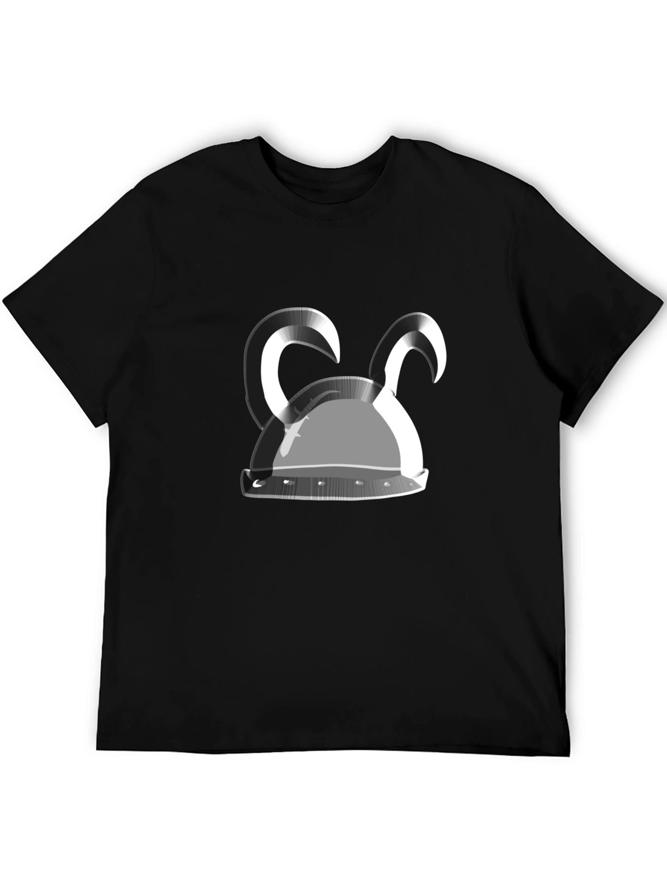 Viking Helmet T-Shirt - Bold Graphic Tee