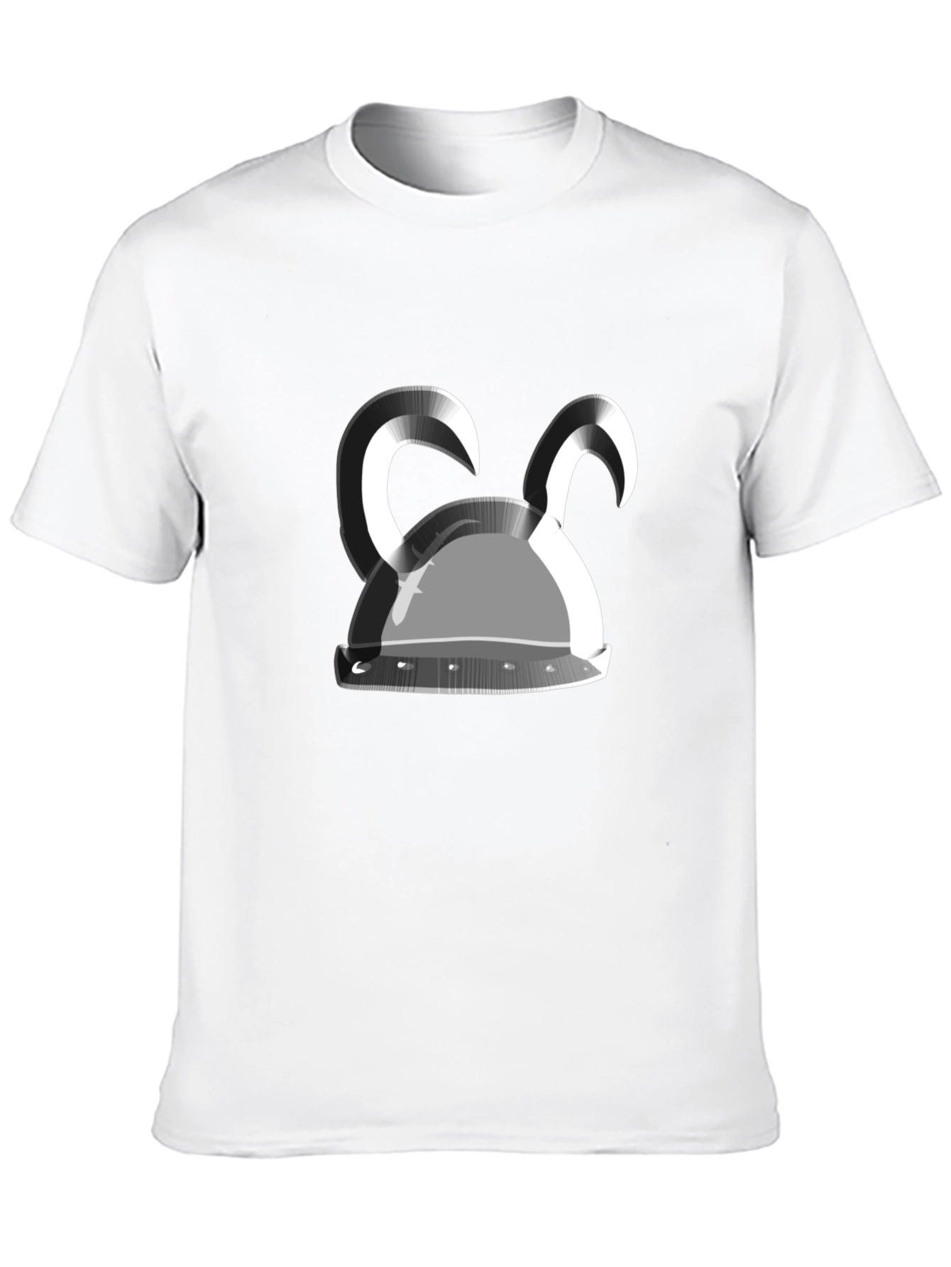 Viking Helmet T-Shirt - Bold Graphic Tee
