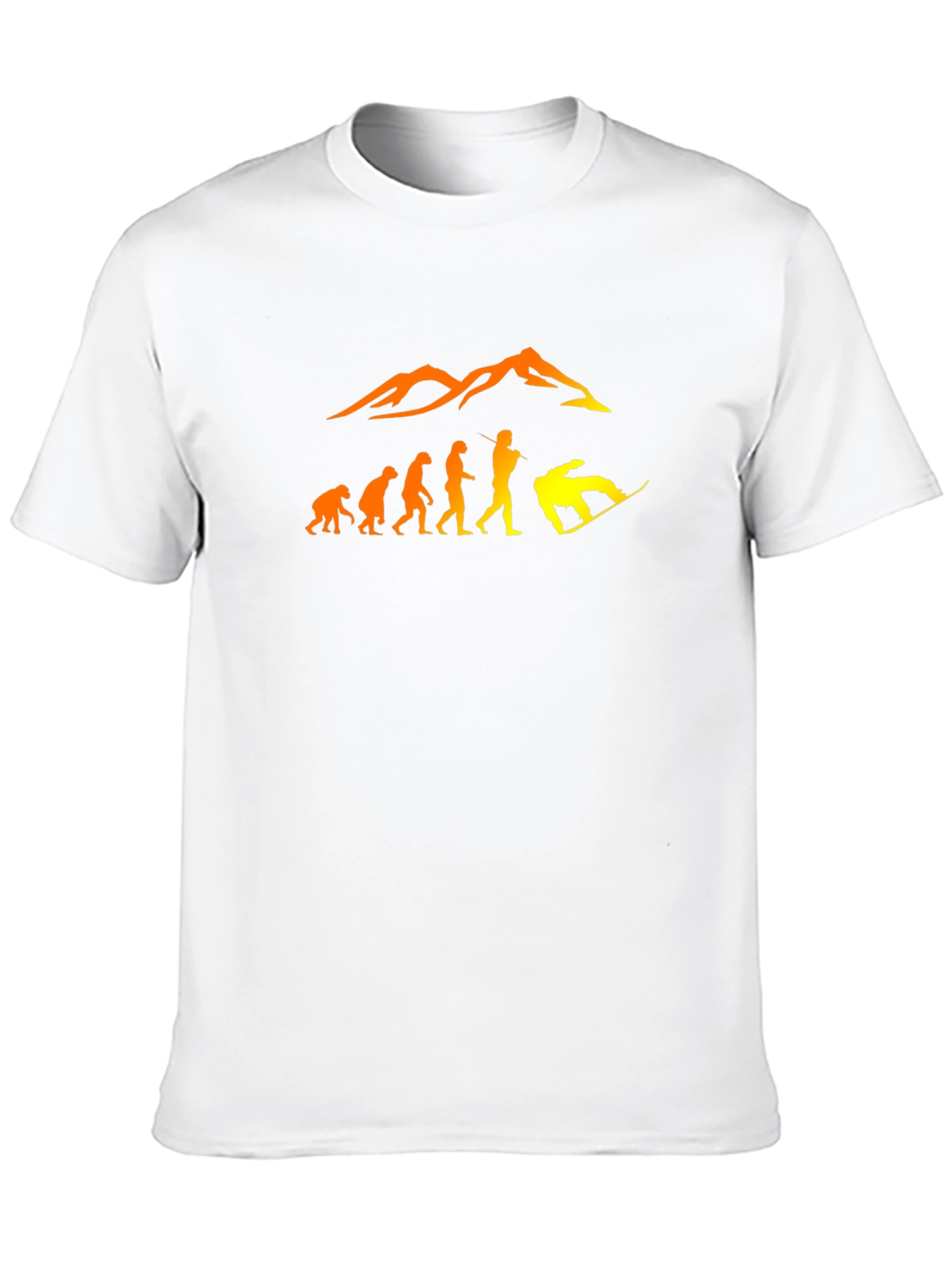Snowboard Evolution Black T-Shirt