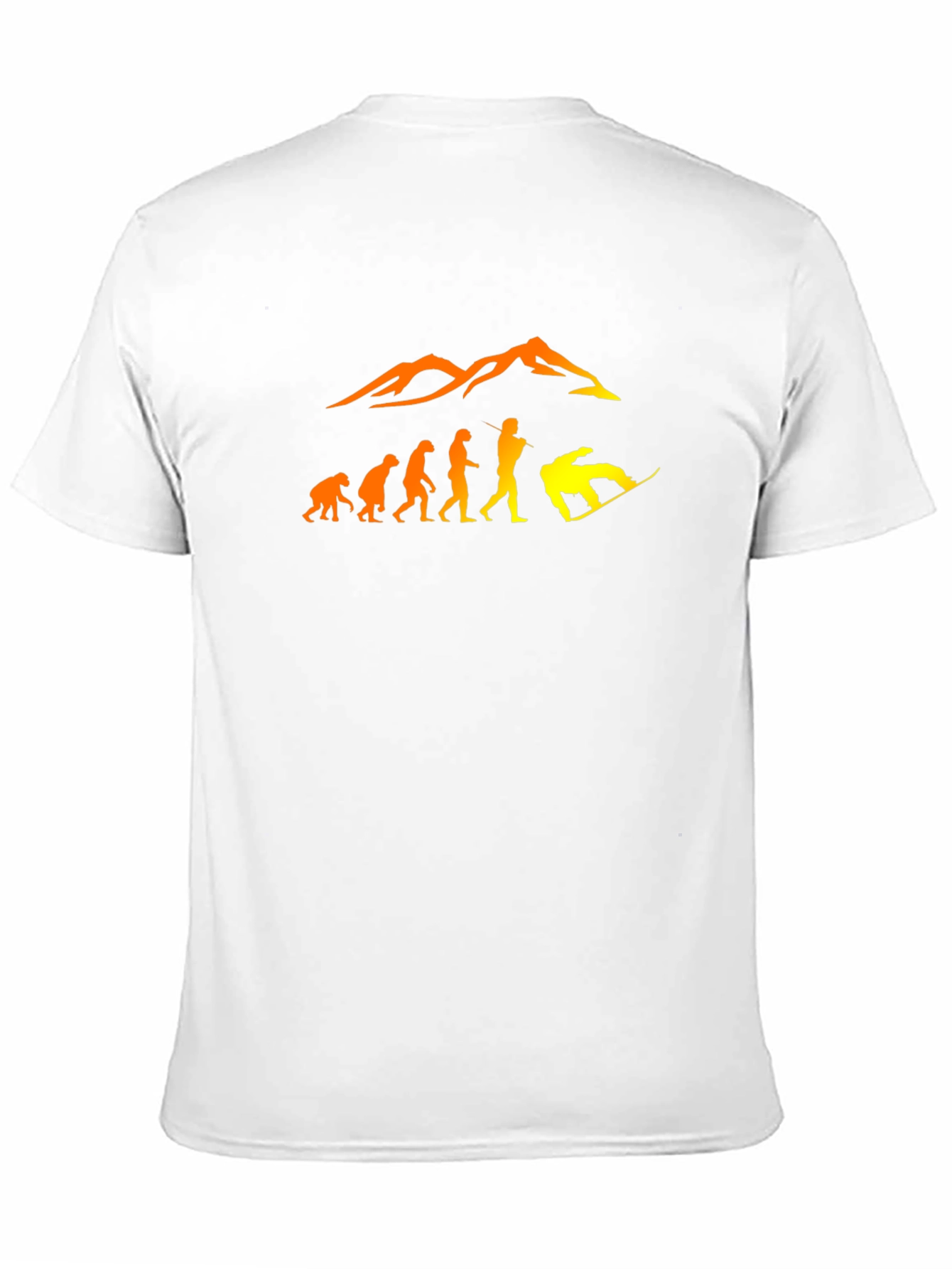 Snowboard Evolution Black T-Shirt