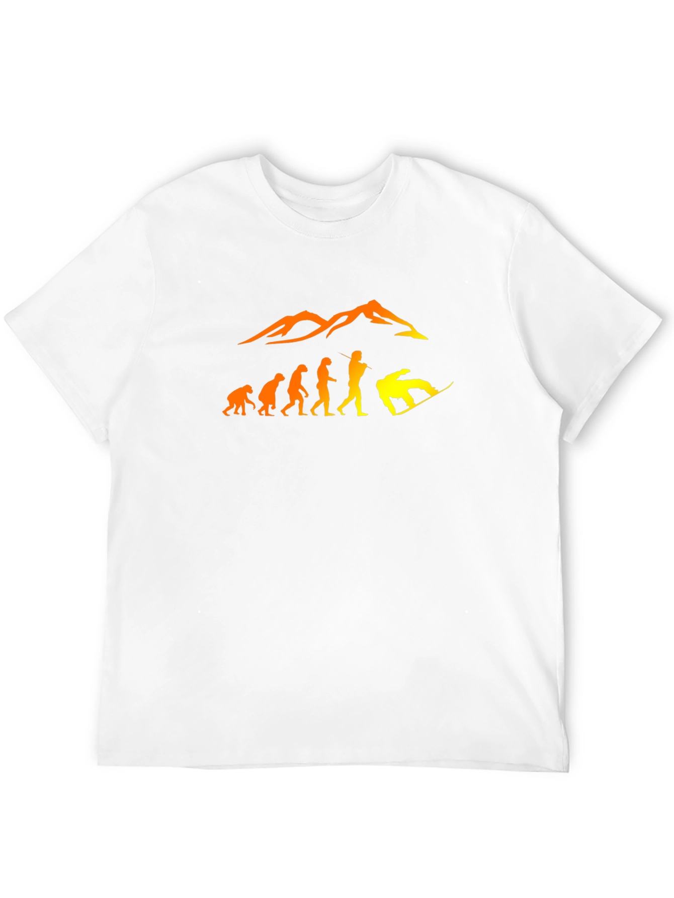Snowboard Evolution Black T-Shirt