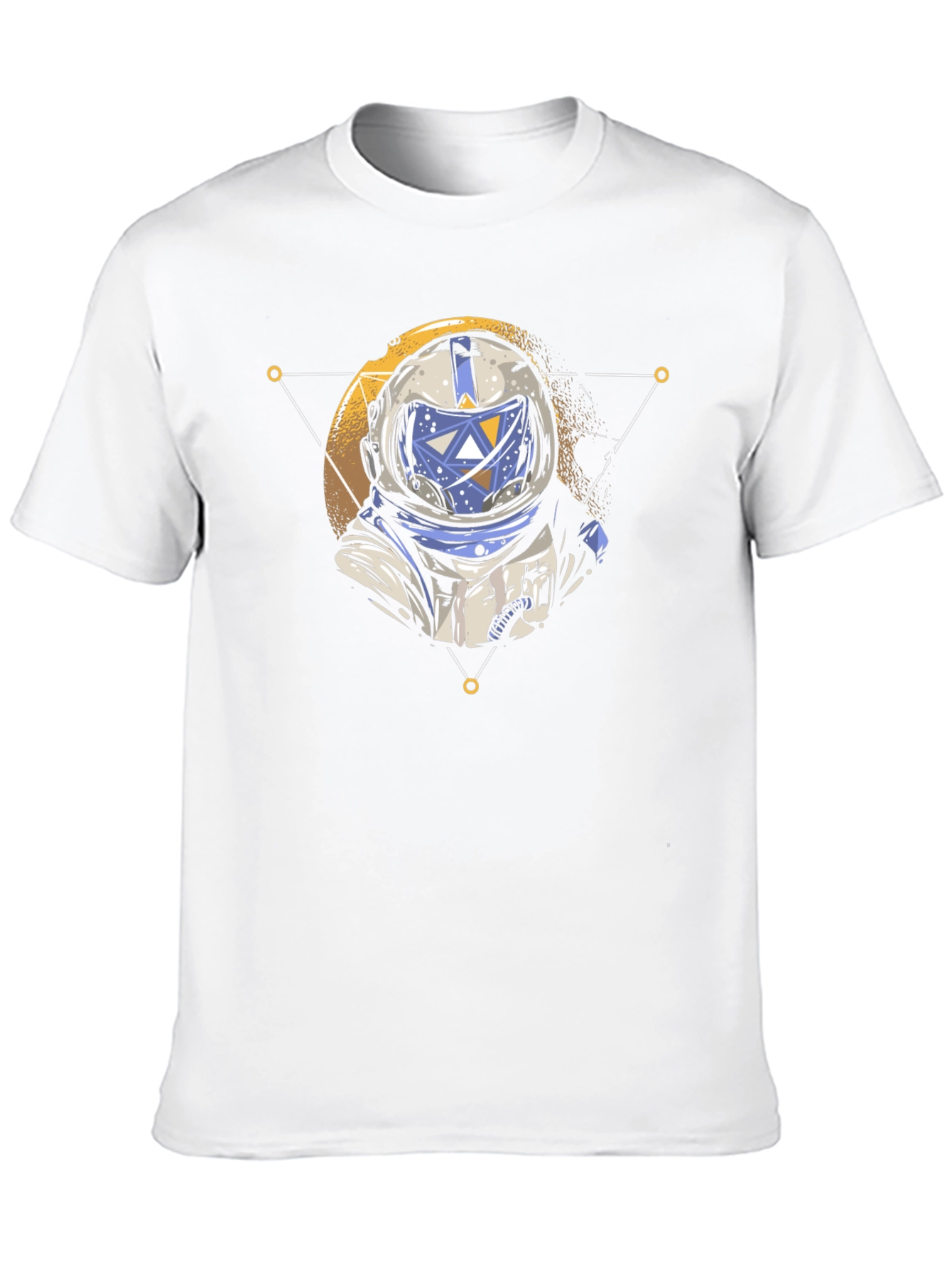 Astronaut Graphic Tee - Black Crew Neck