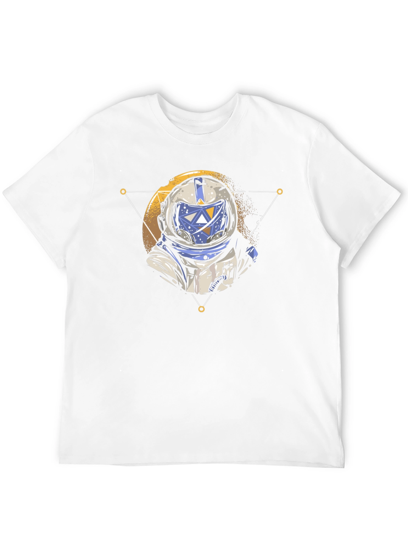 Astronaut Graphic Tee - Black Crew Neck