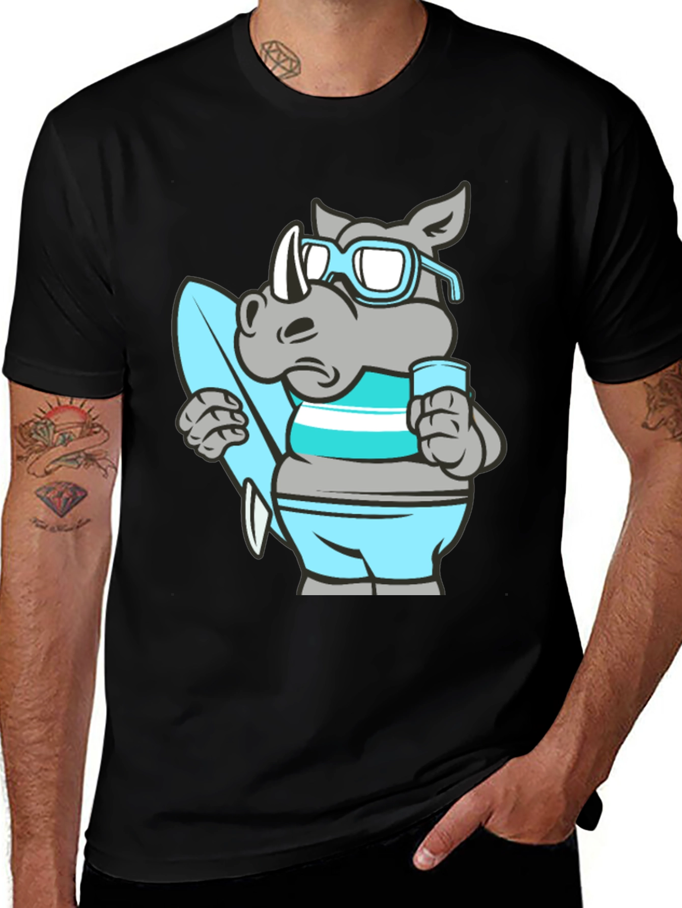 Cool Rhino Surf T-Shirt