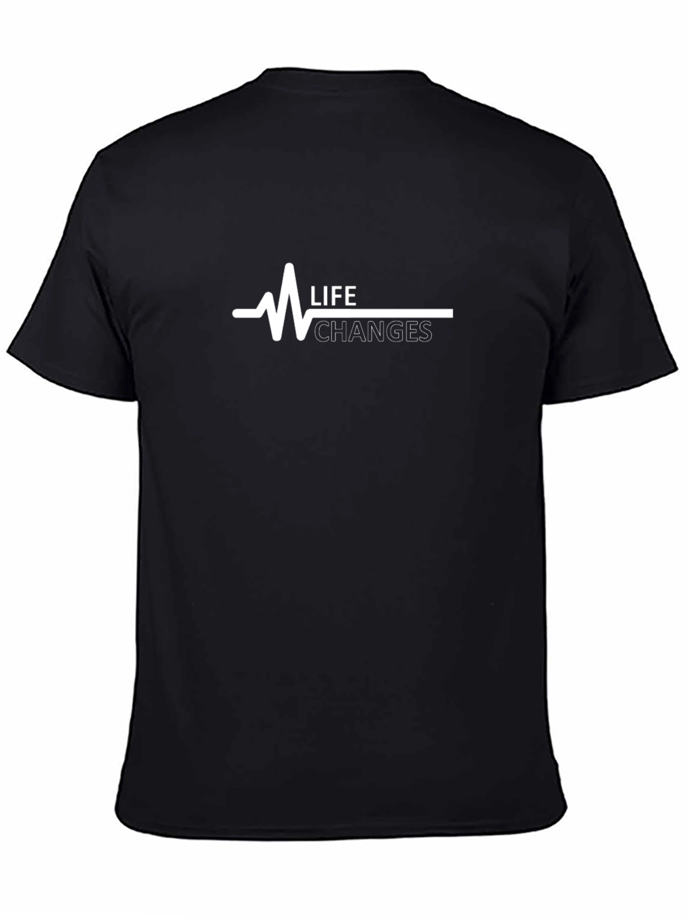 Life Changes T-Shirt - Black Graphic Tee