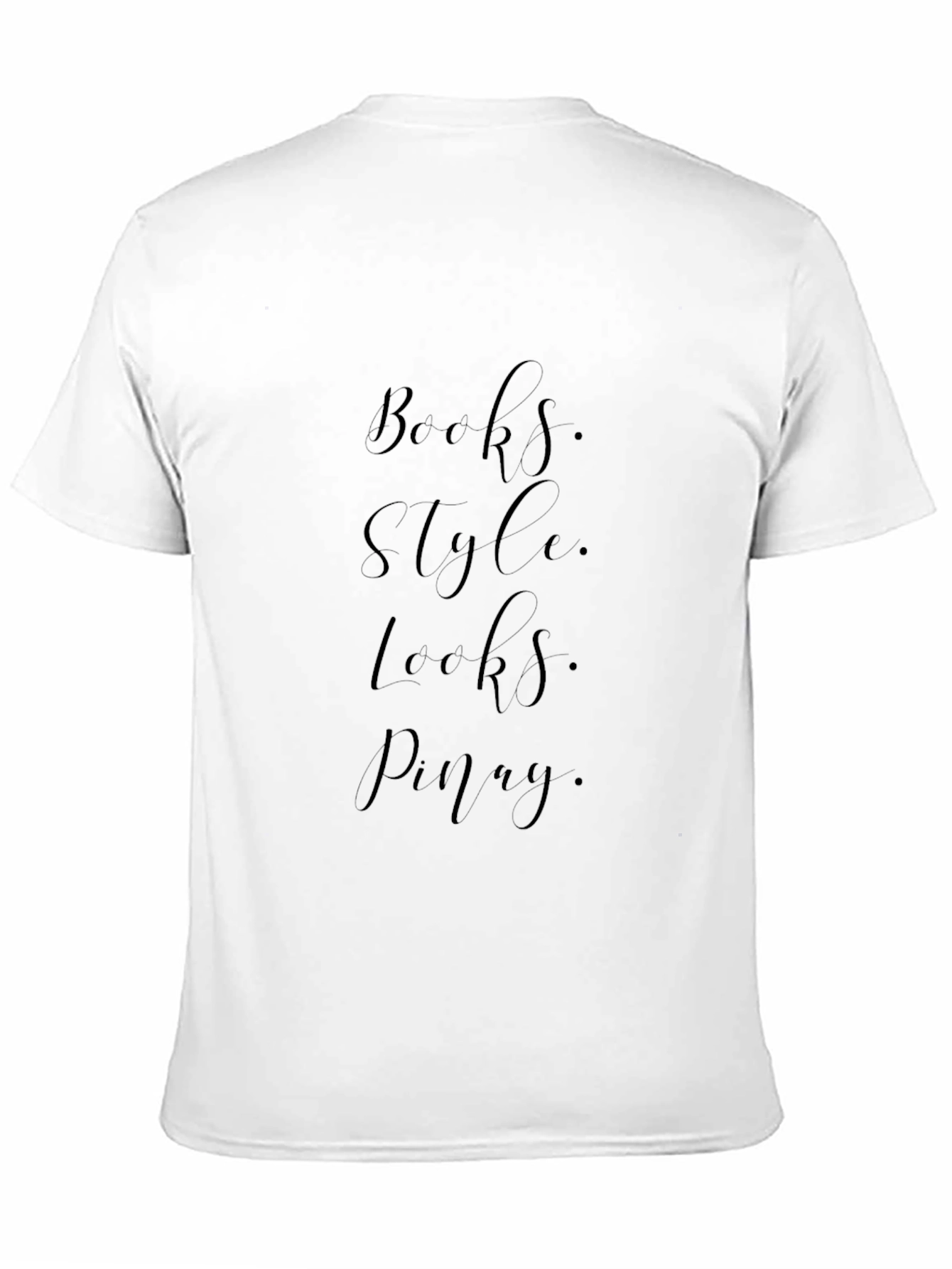 Books Style Looks Pinay Black Tee
