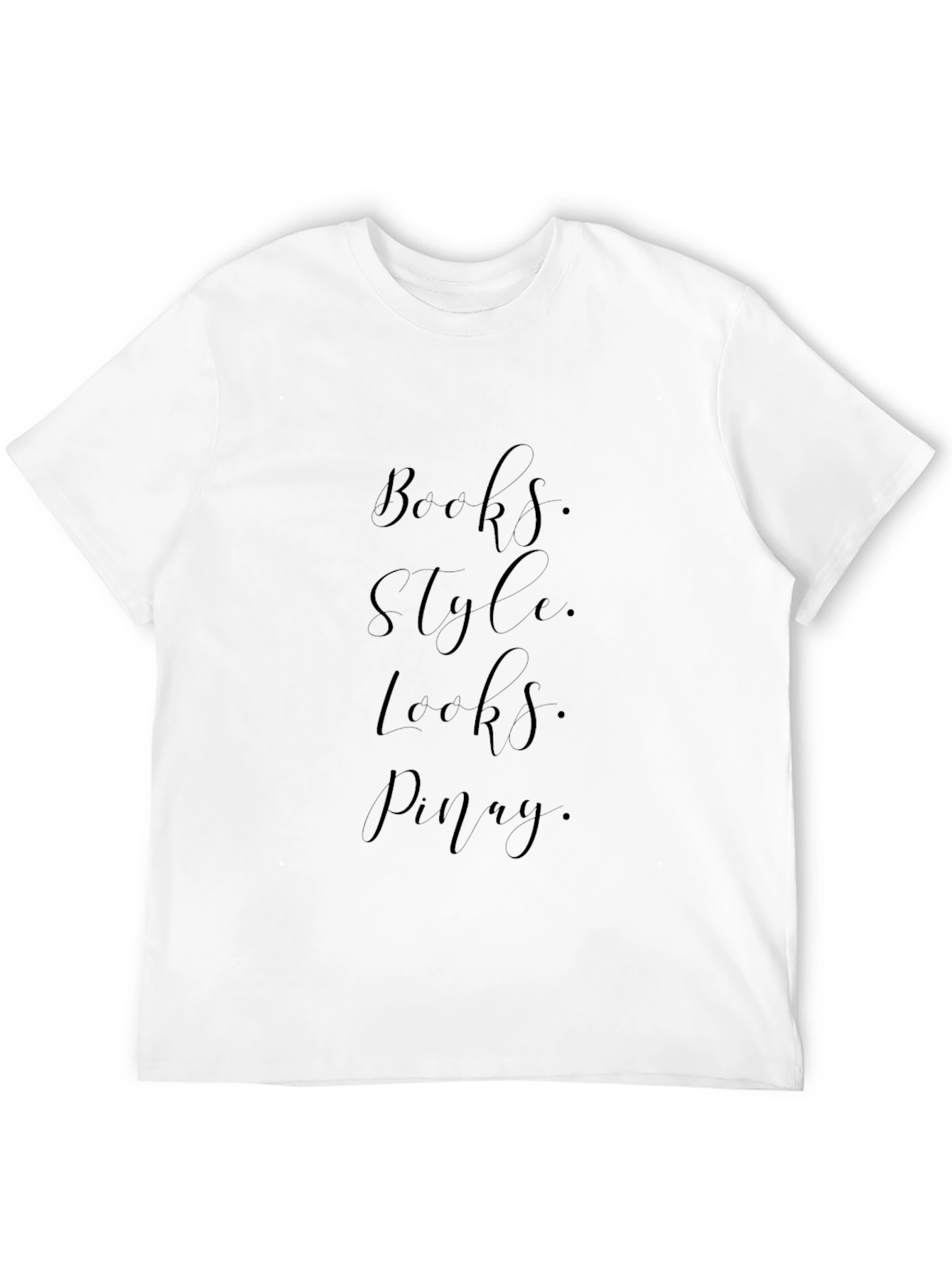 Books Style Looks Pinay Black Tee