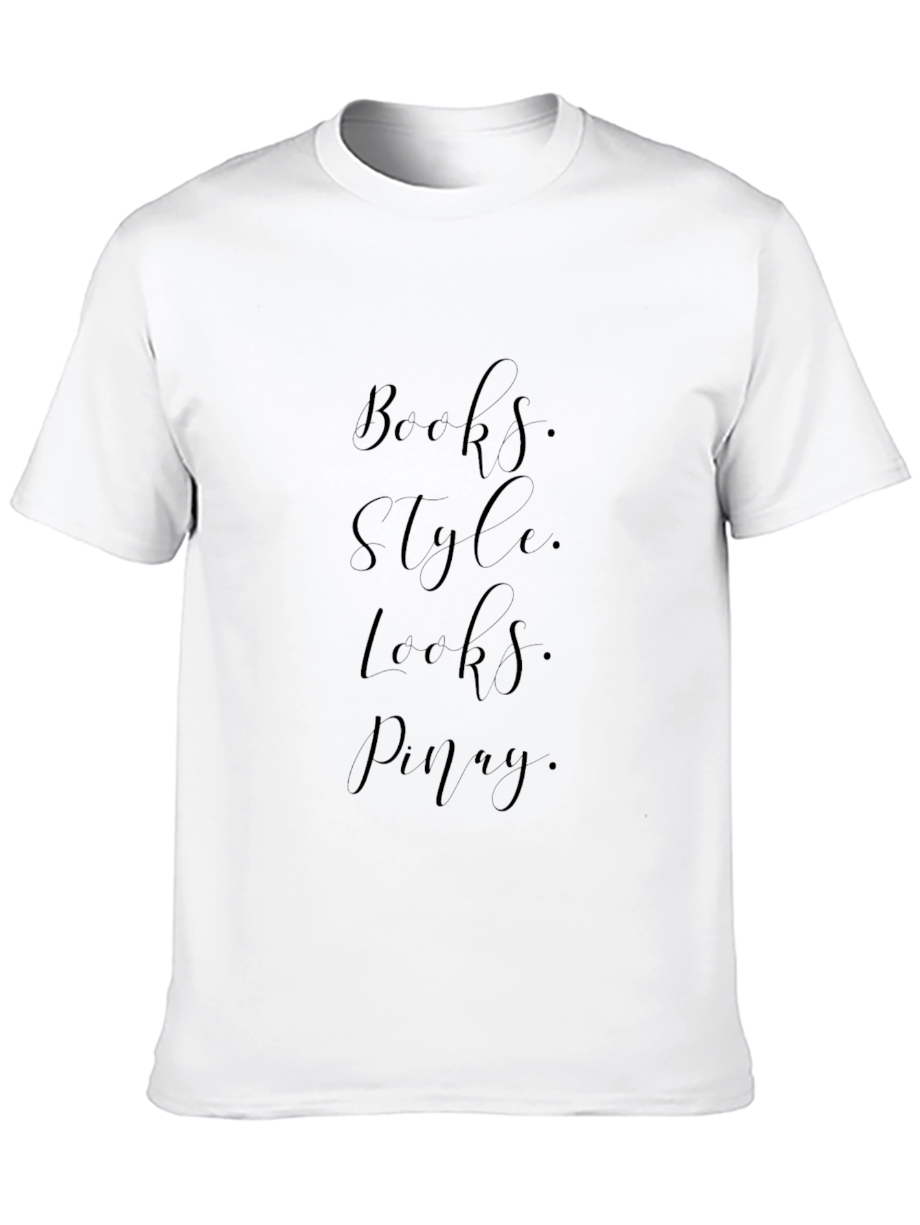 Books Style Looks Pinay Black Tee